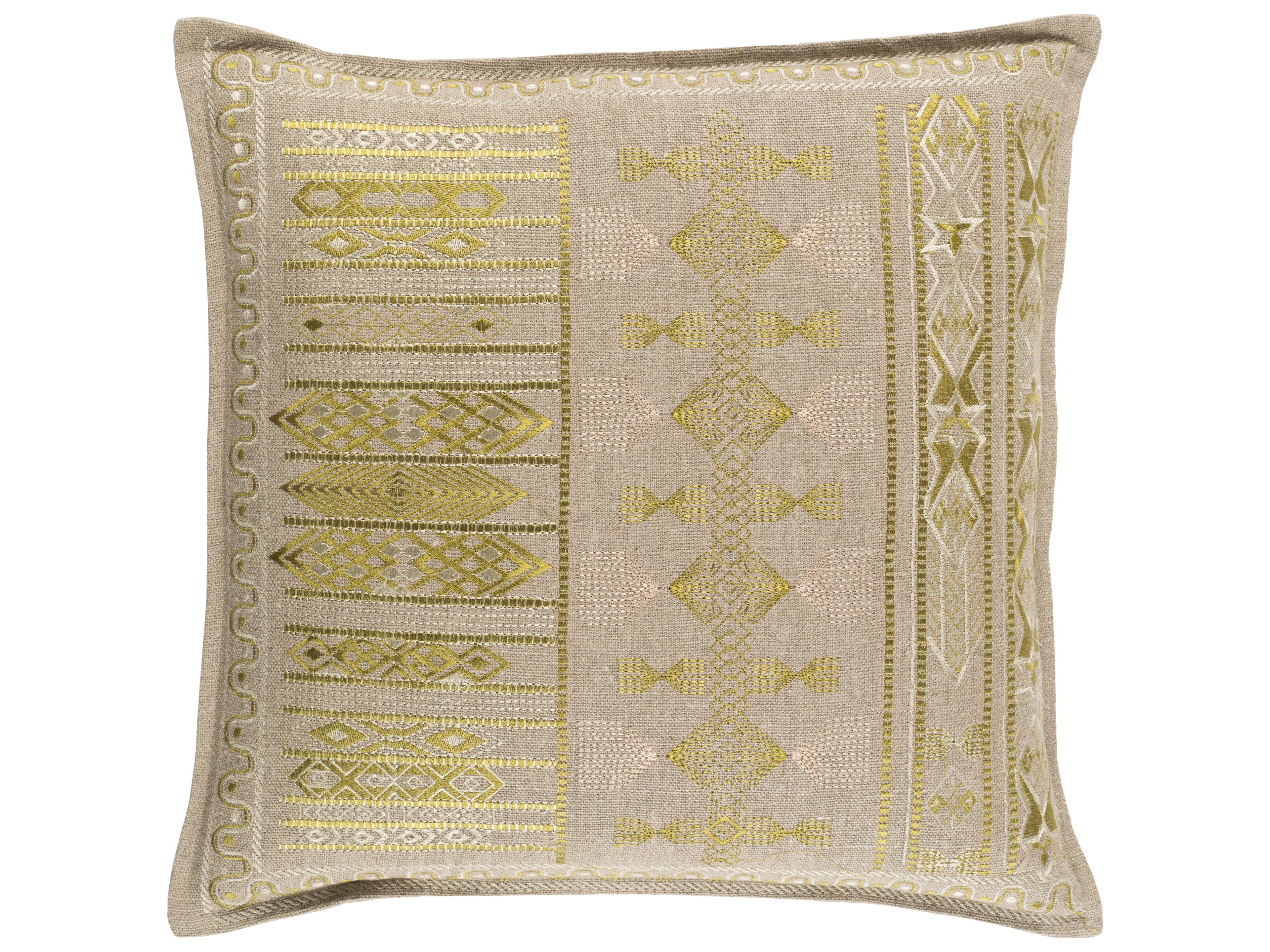 Jizera Light Olive Pillow