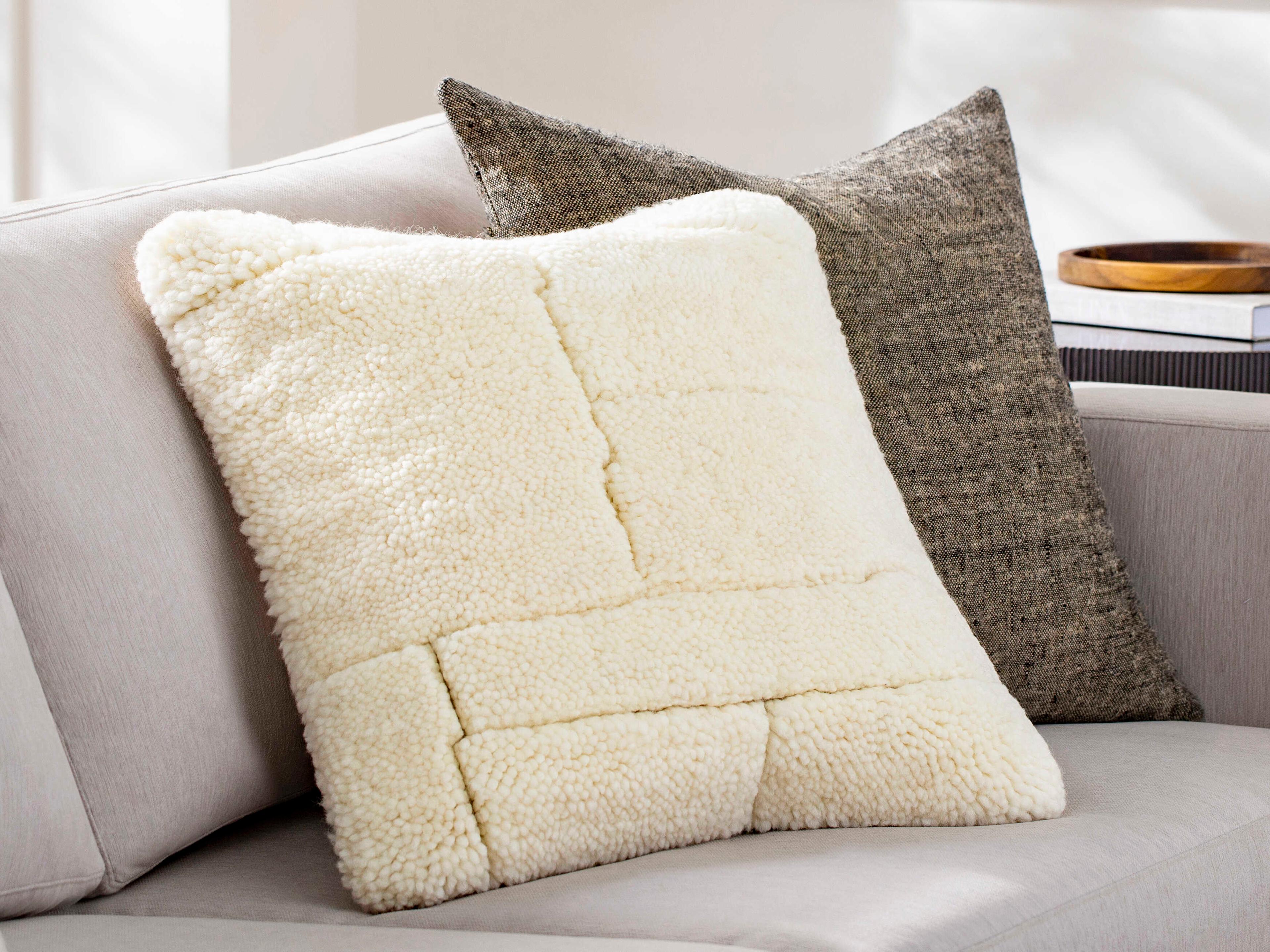 Surya Jakob Cream Pillow