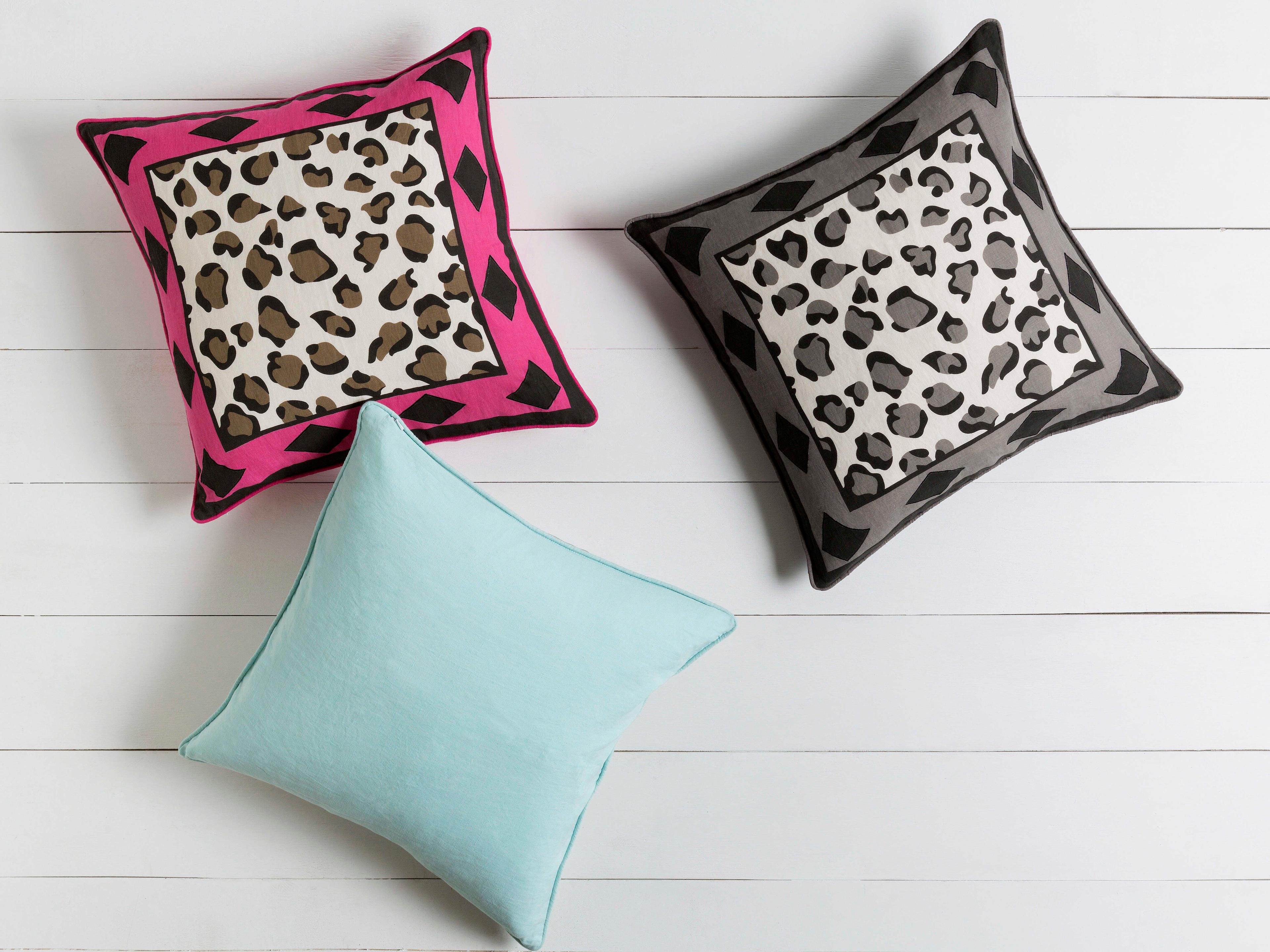 Surya Josephine Ice Blue Pillow