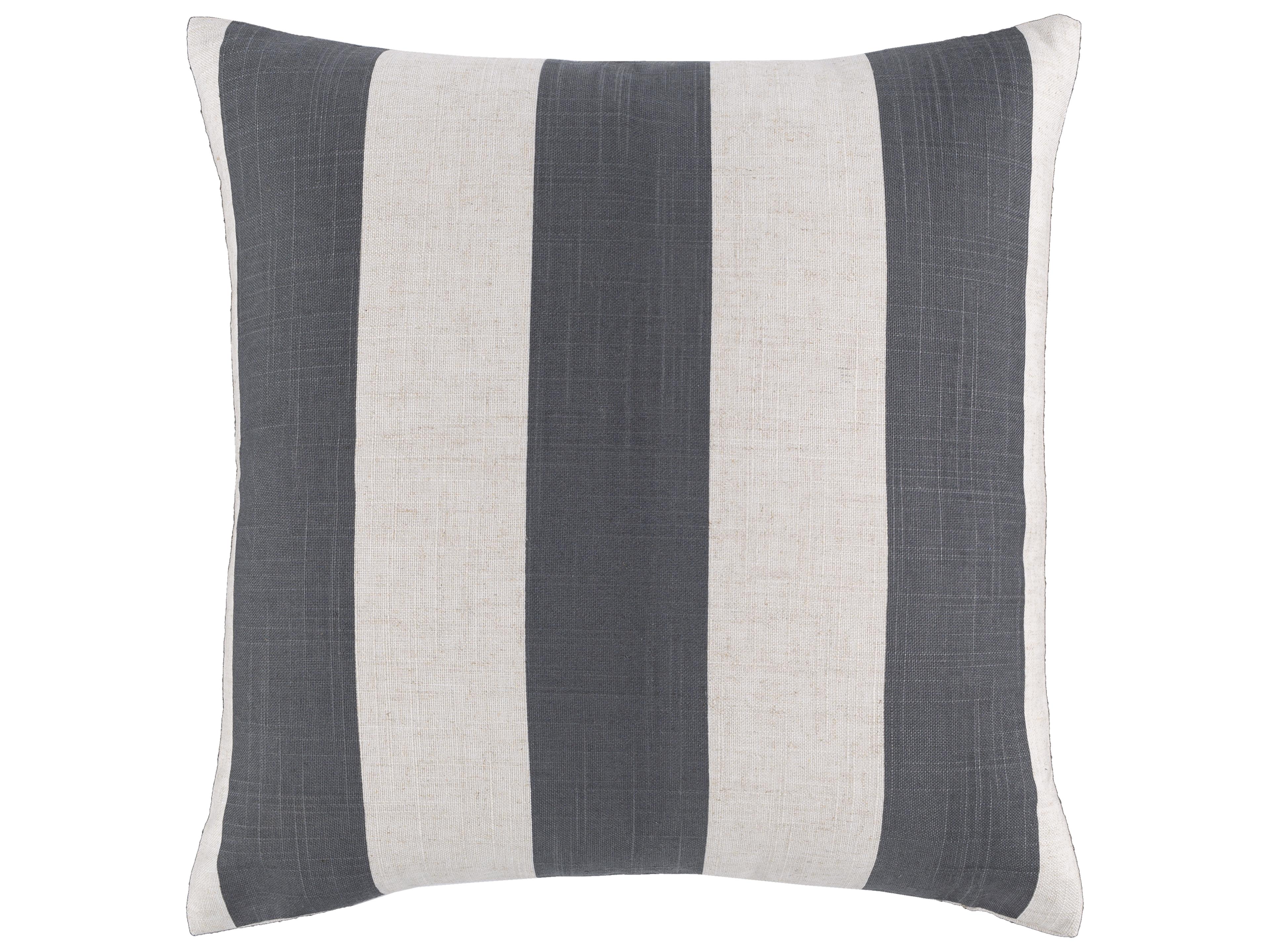 Surya Simple Stripe Ivory Pillow
