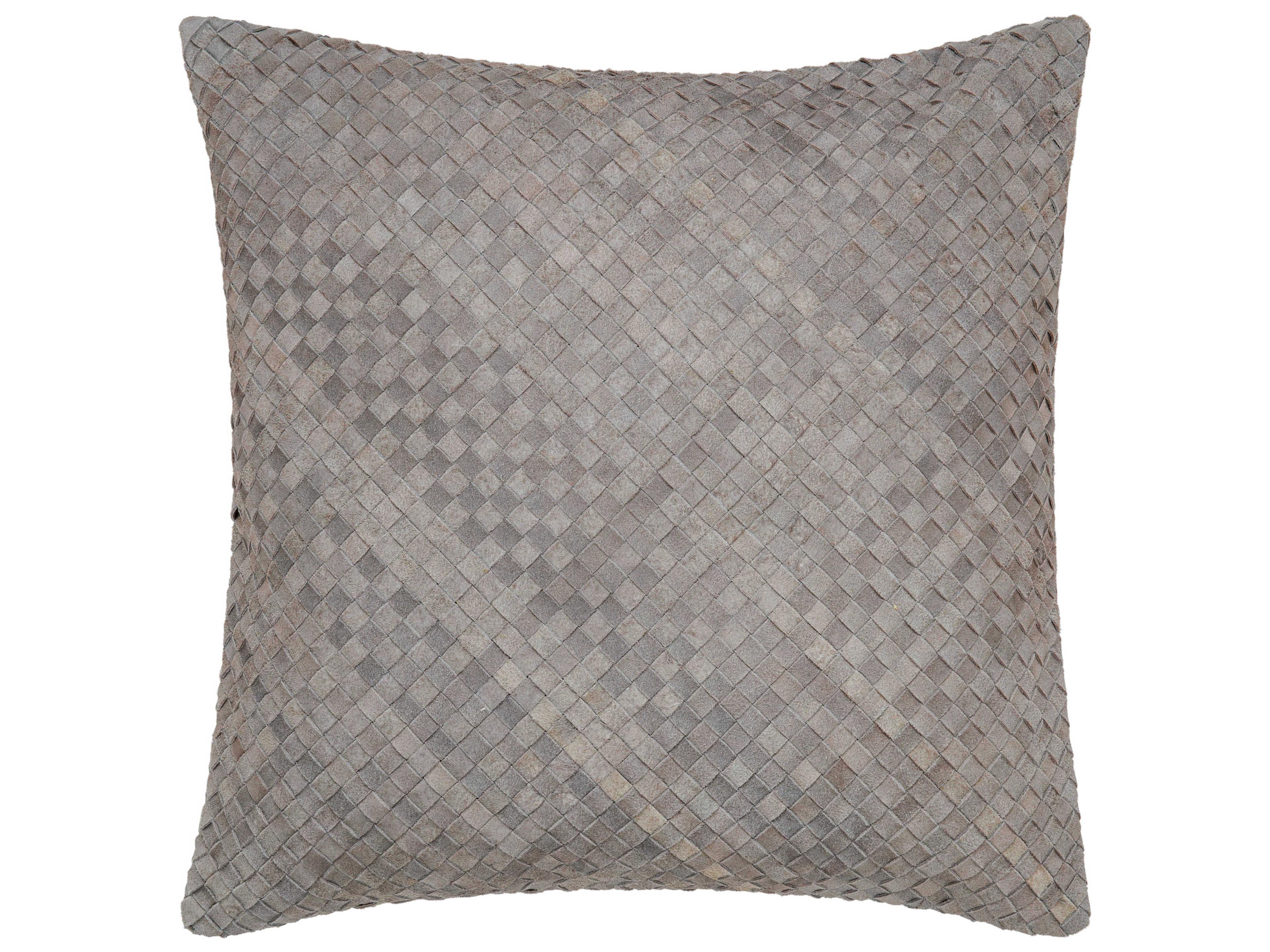 Surya Joshua Taupe Pillow