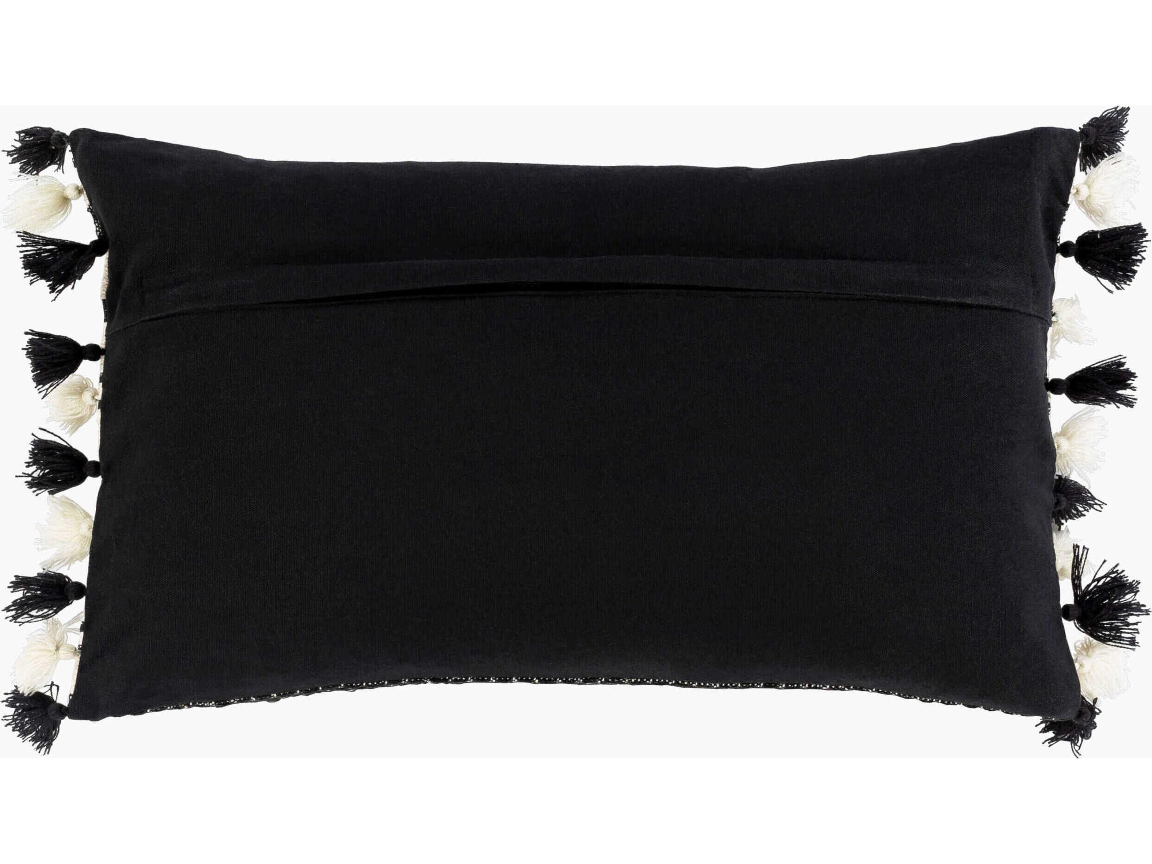 Surya Justine Beige / Black Pillow