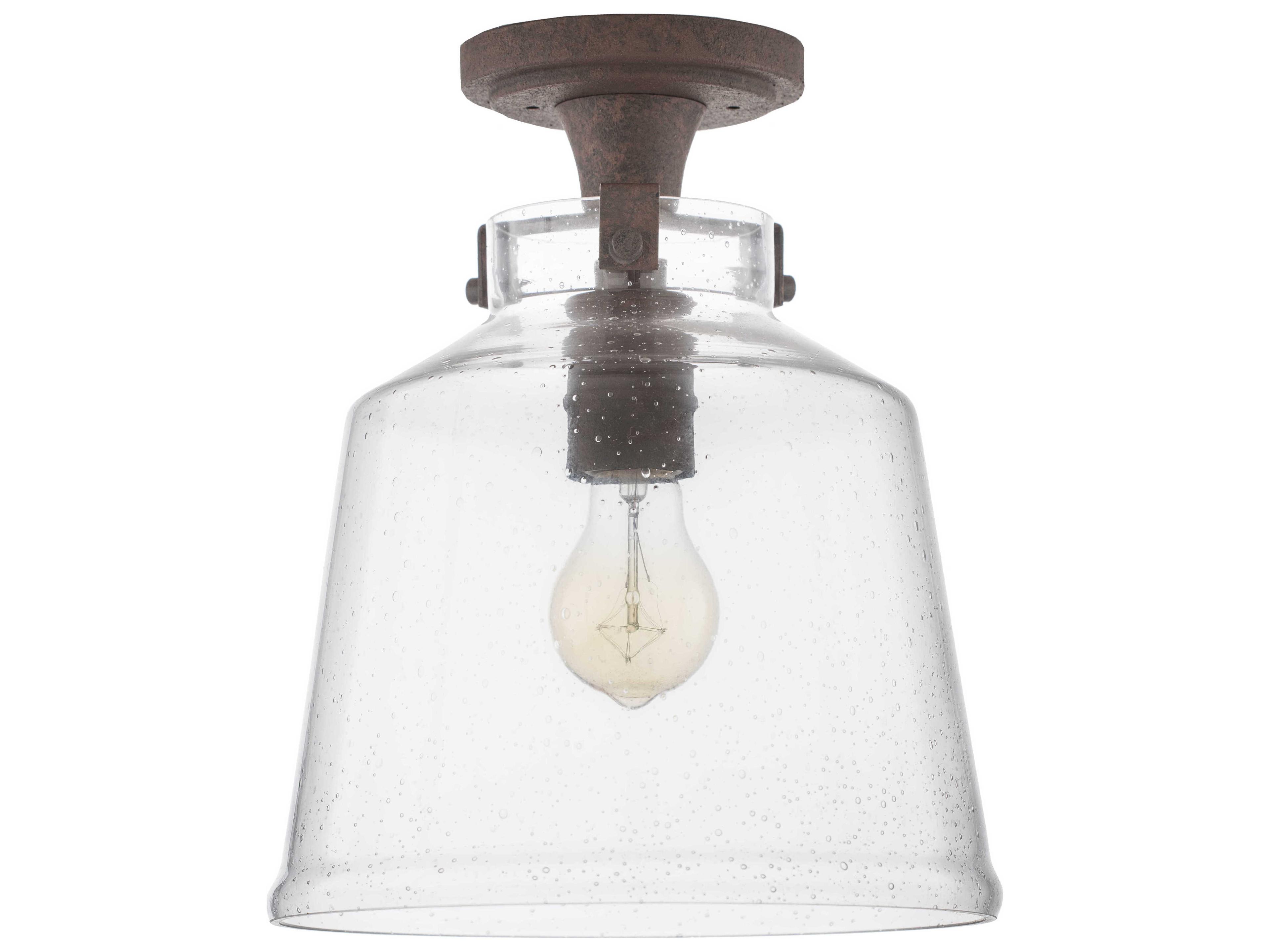 Surya Kasey 1-Light Clear Mini Pendant