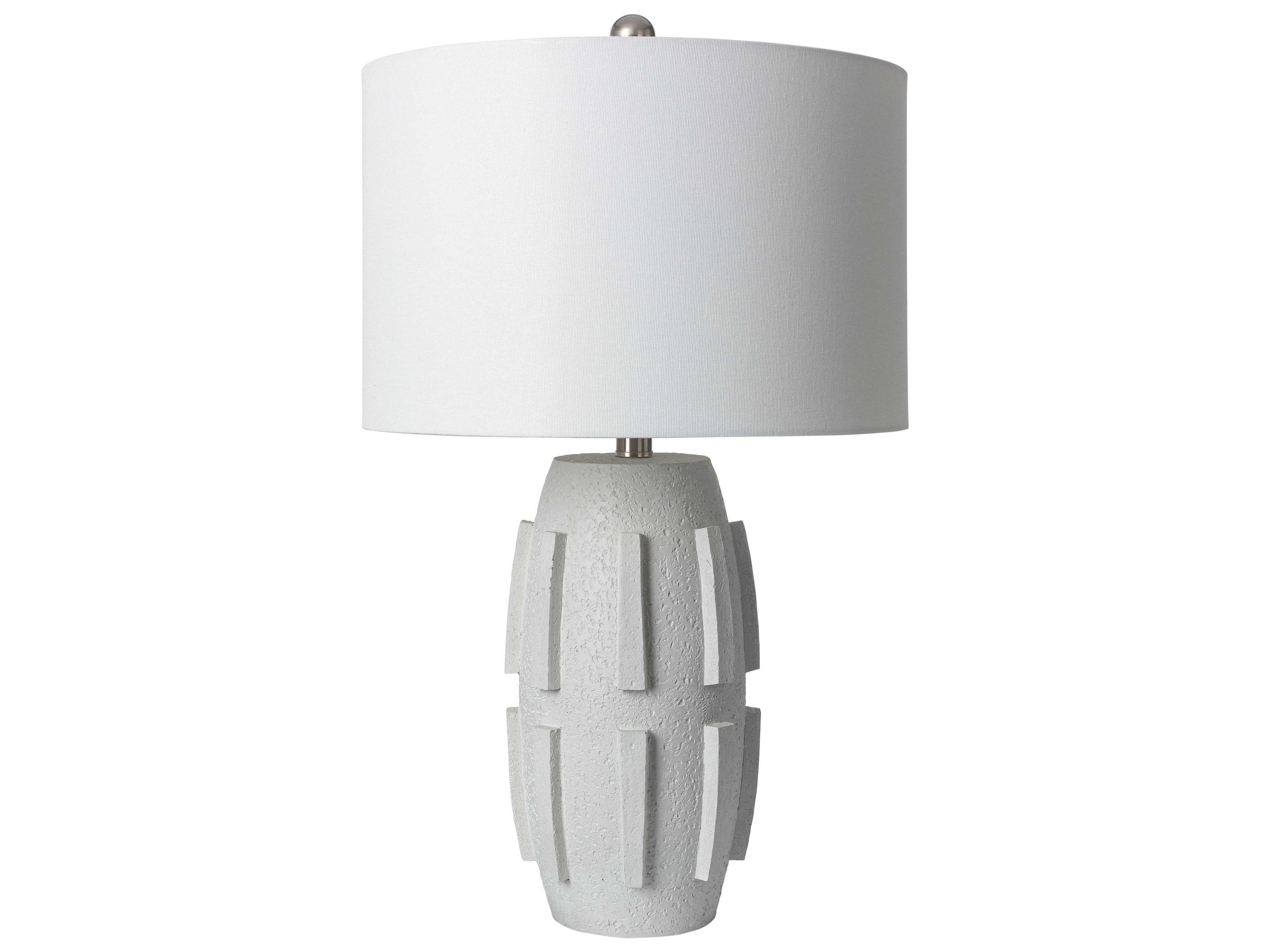Khaleesi White Buffet Lamp