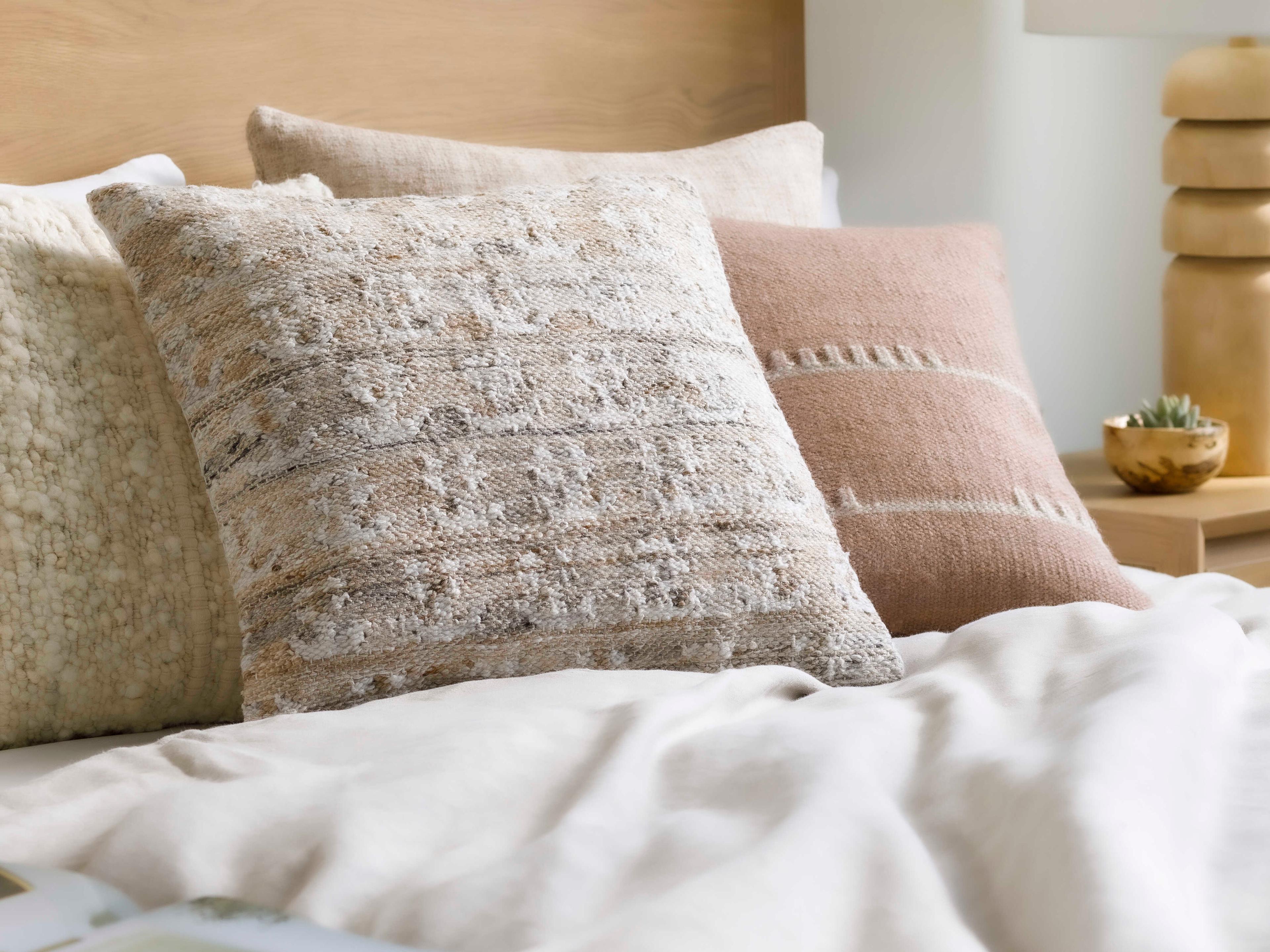 Surya Kobe Tan Pillow