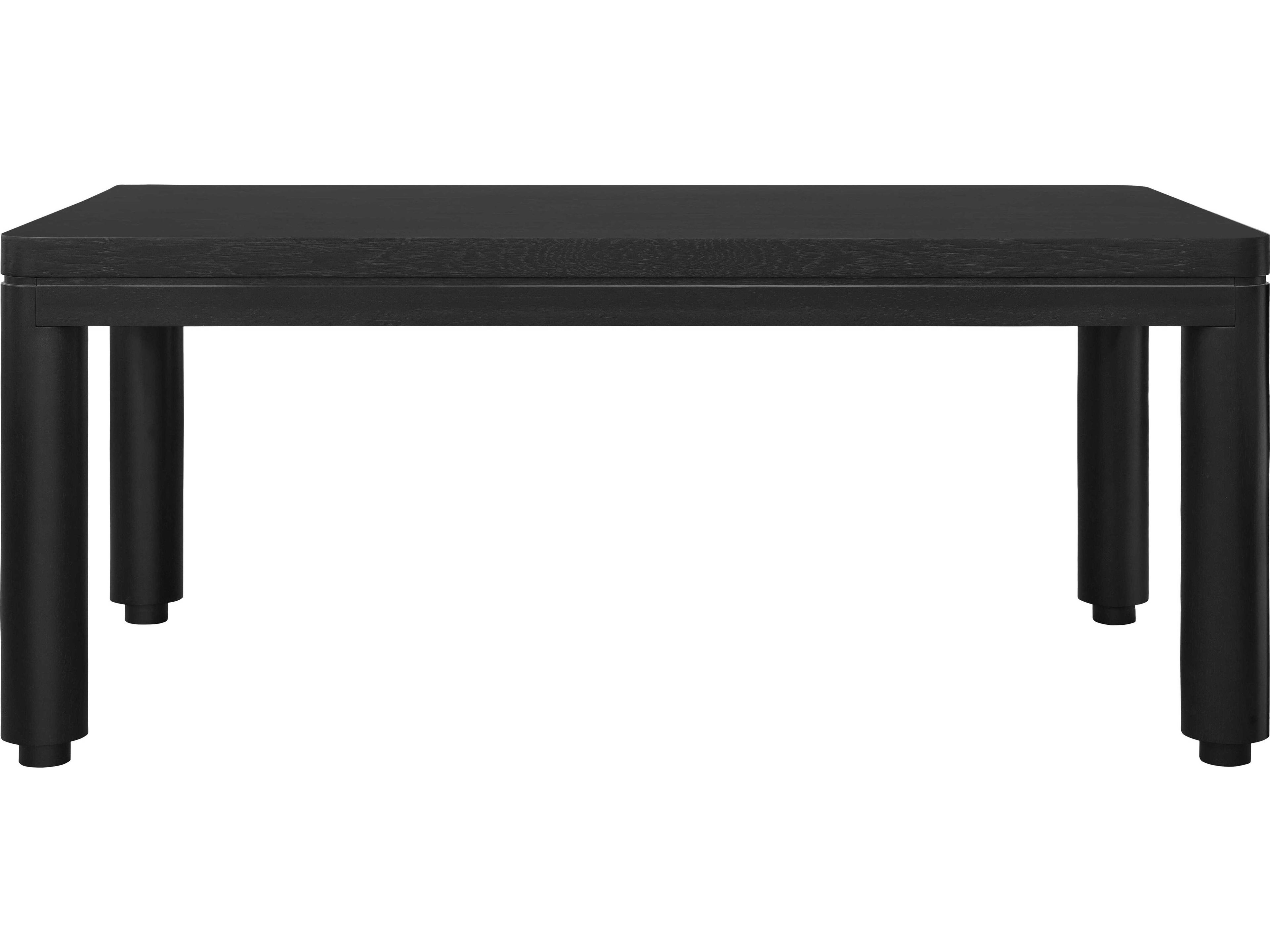 Surya Kisco Rectangular Wood Black Dining Table