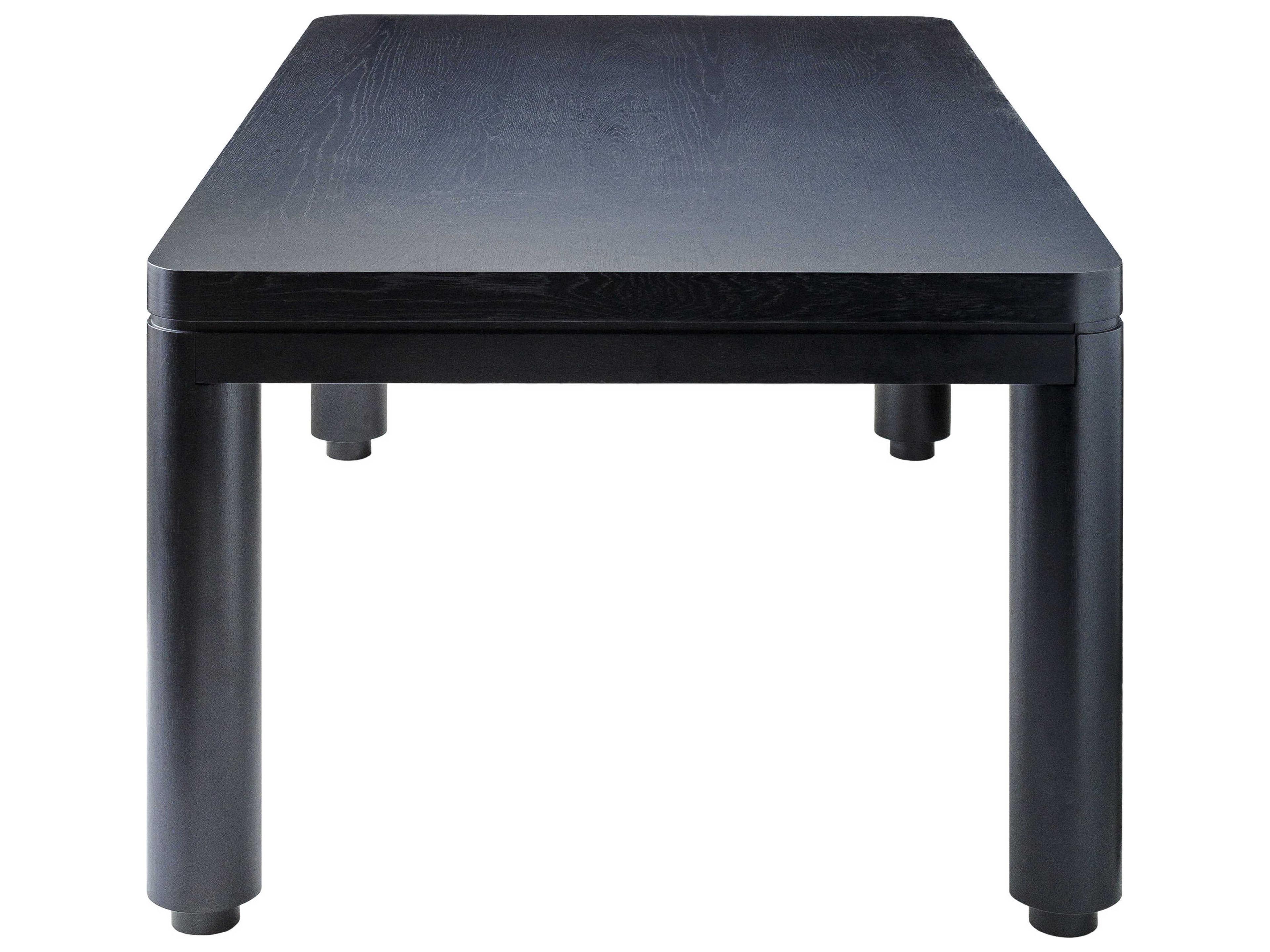Surya Kisco Rectangular Wood Black Dining Table