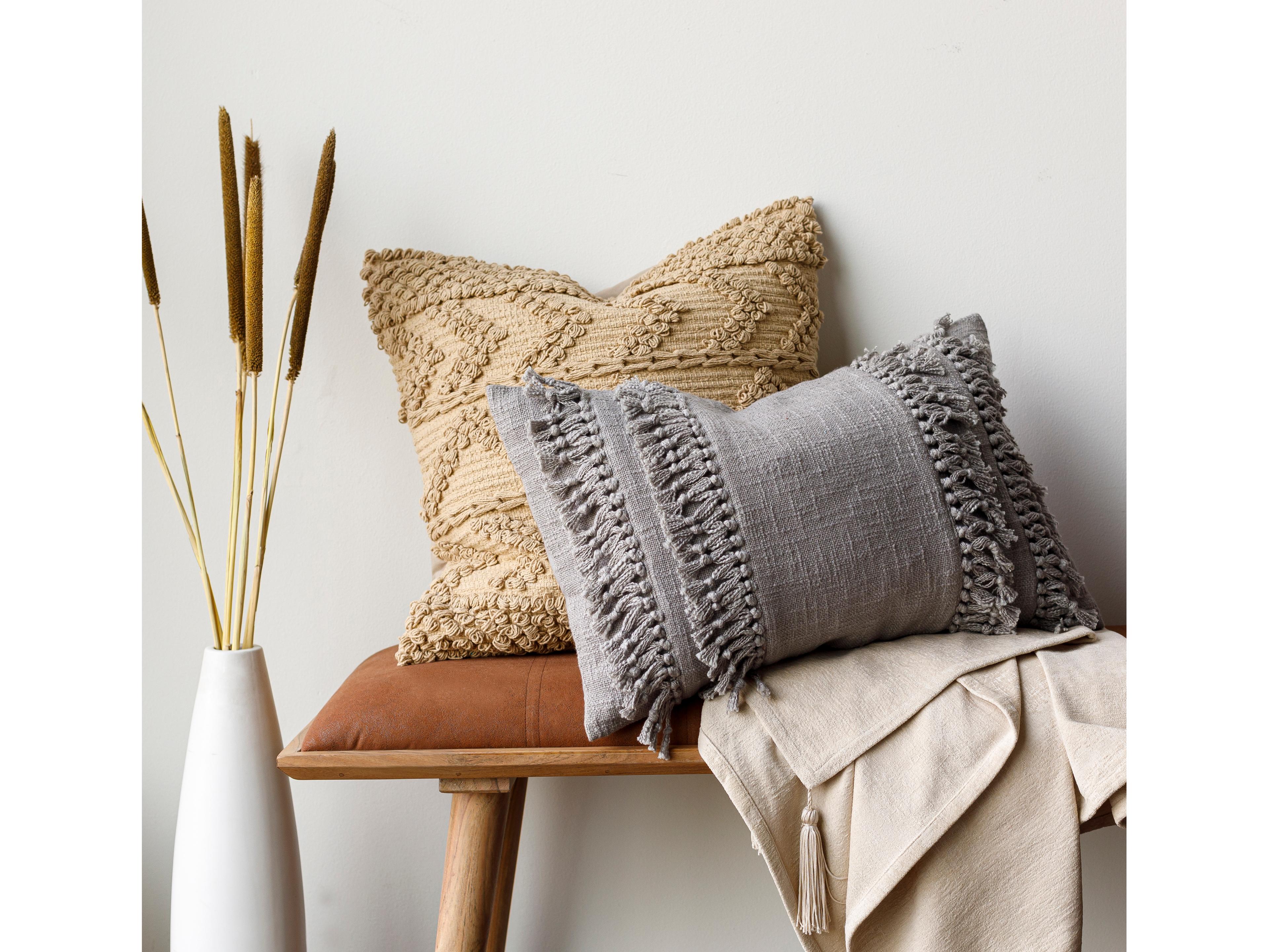 Surya Katie Gray Pillow