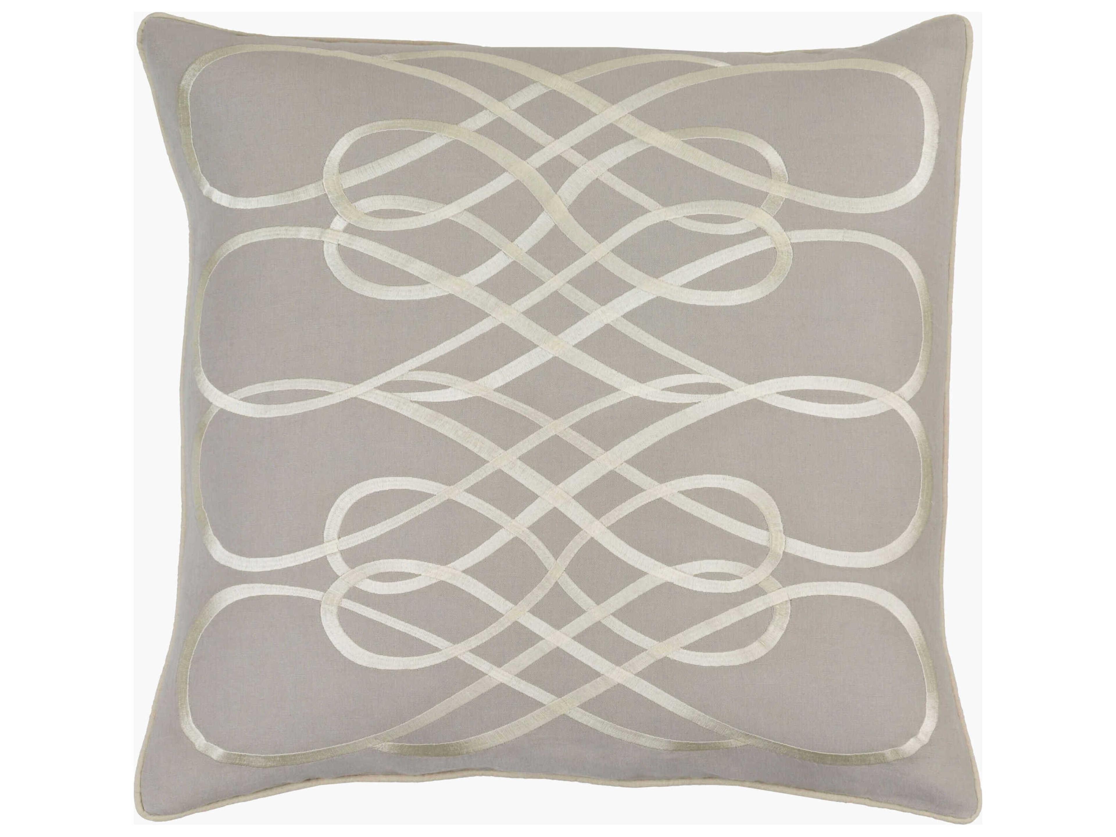 Leah Light Gray Pillow