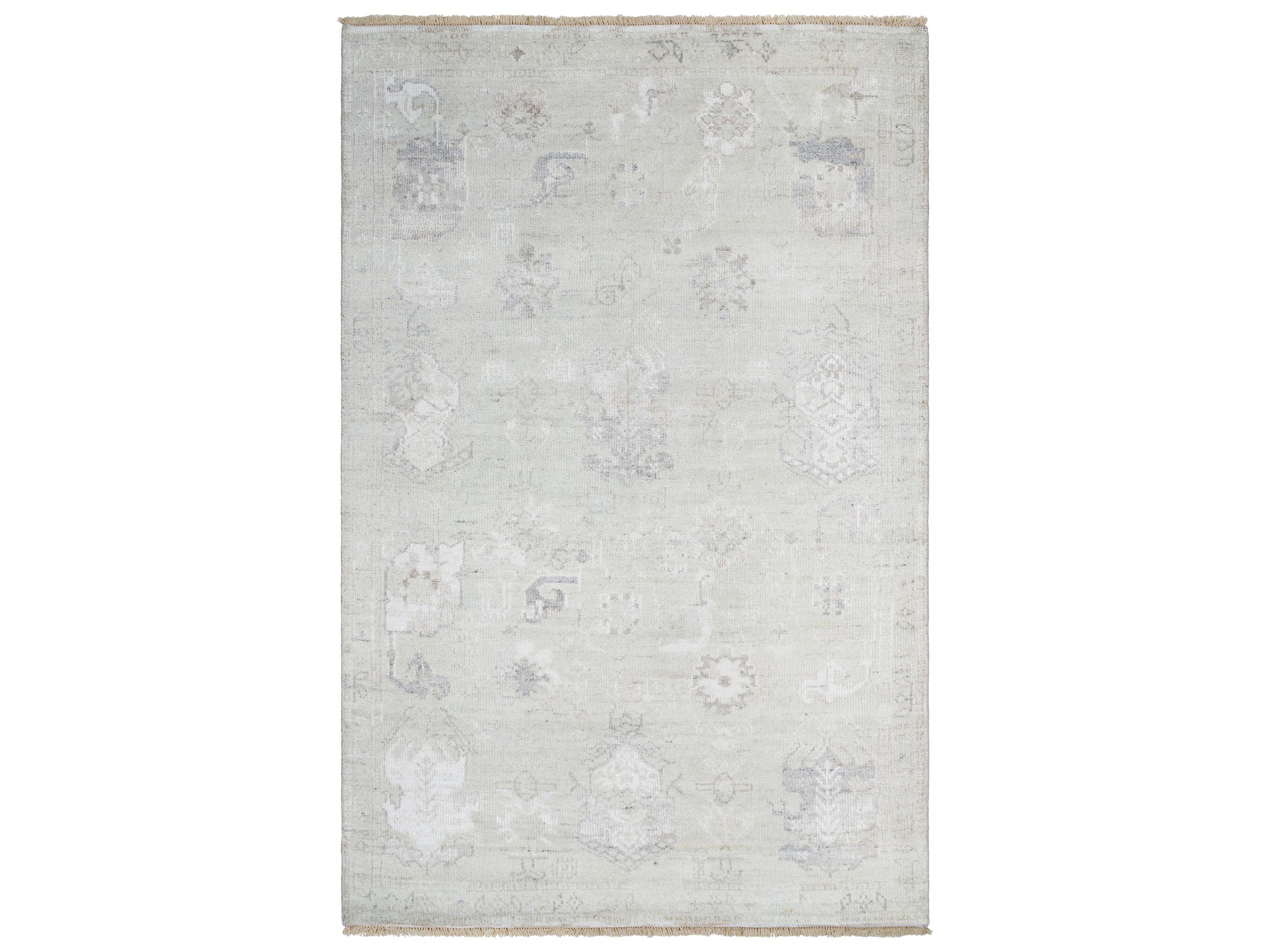 Le Blanc Floral Area Rug