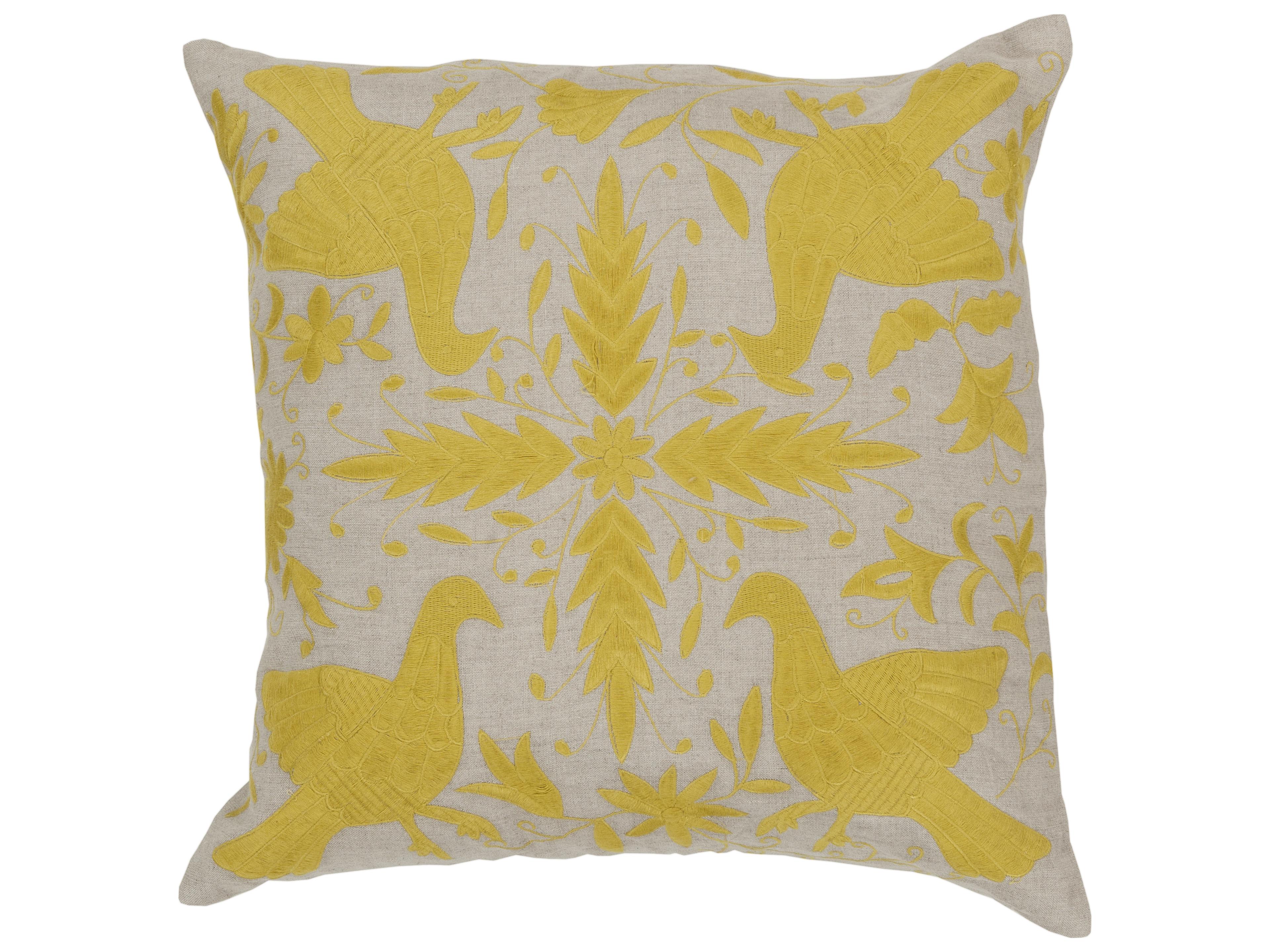 Otomi Grass Green Pillow
