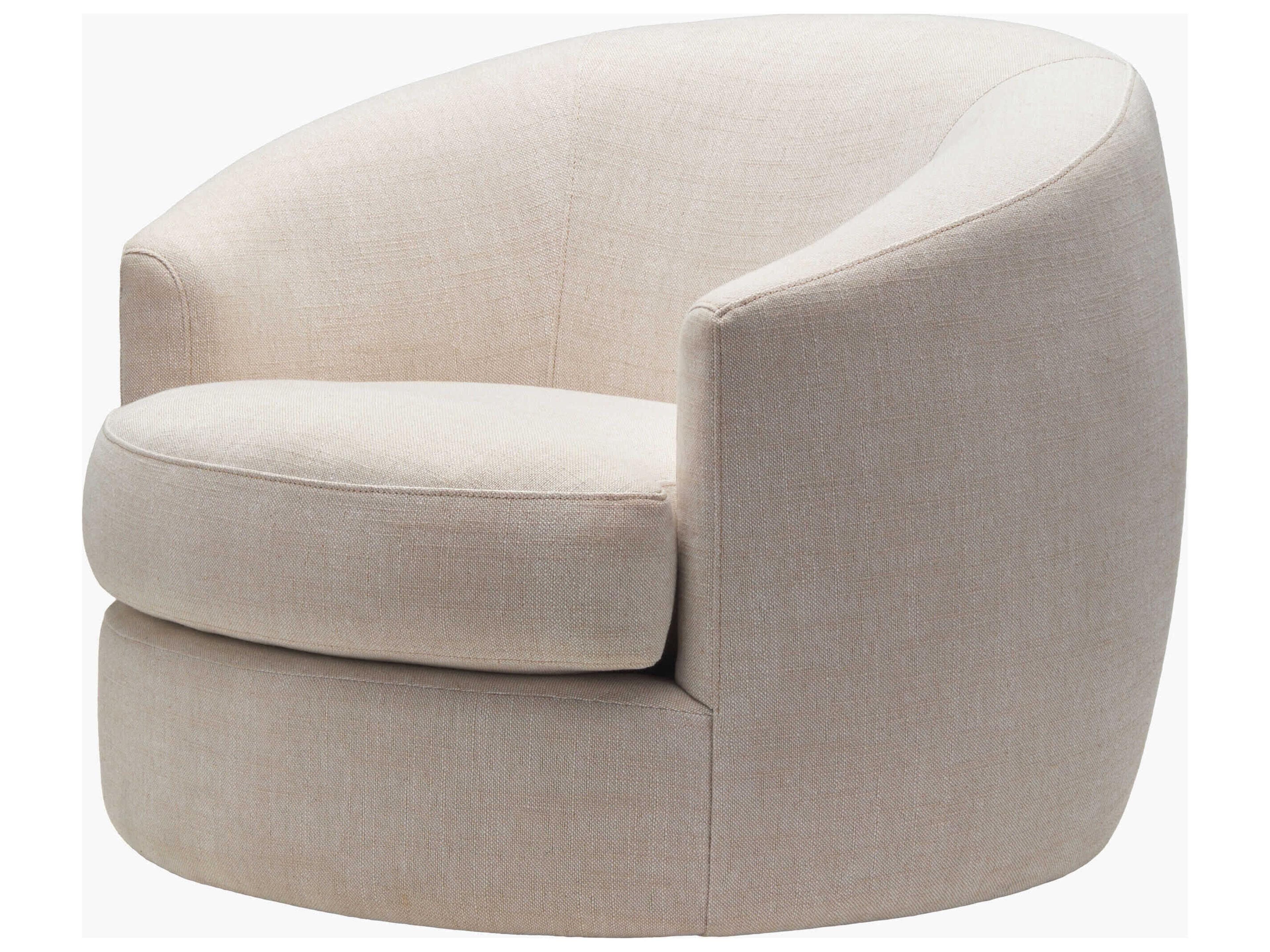 Lindley Swivel Beige Accent Chair