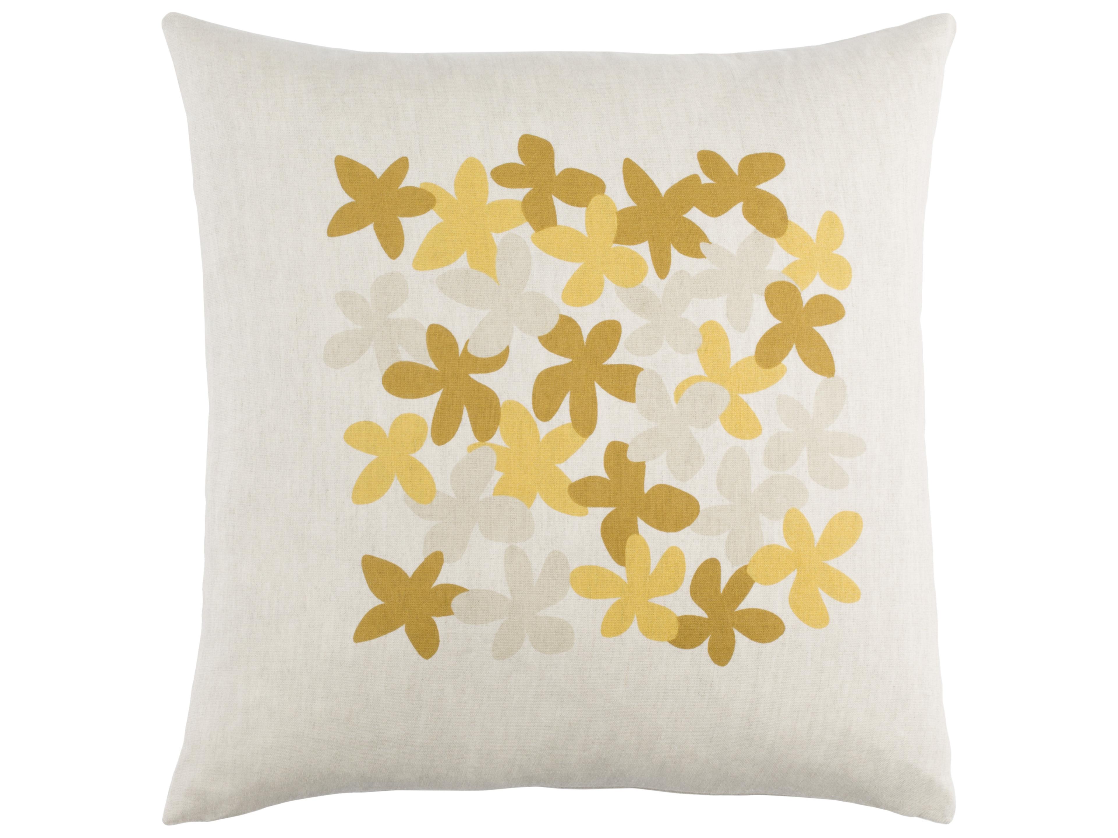 Little Flower Mustard Pillow