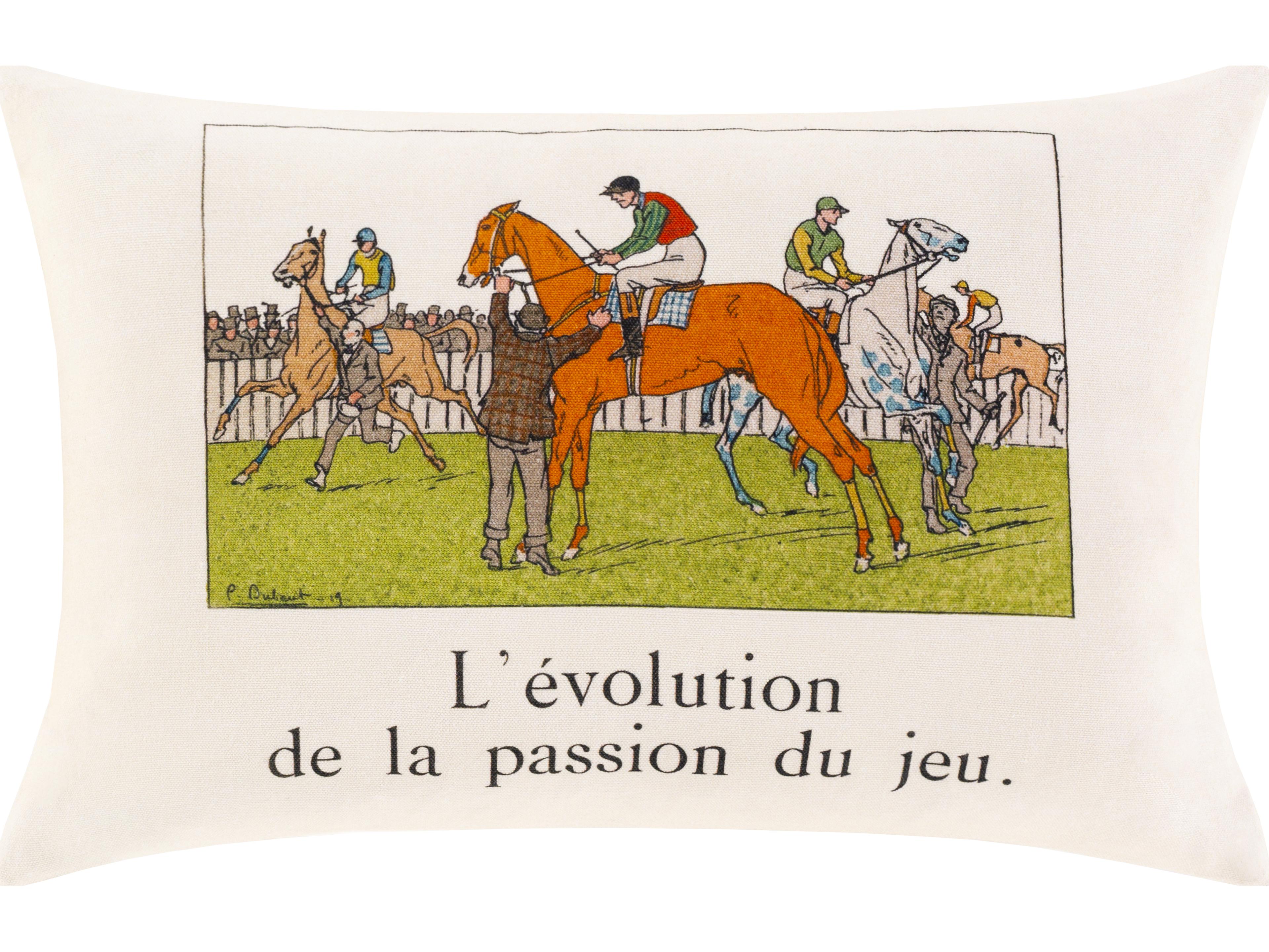 Smithsonian Green Orange Tan Pillow