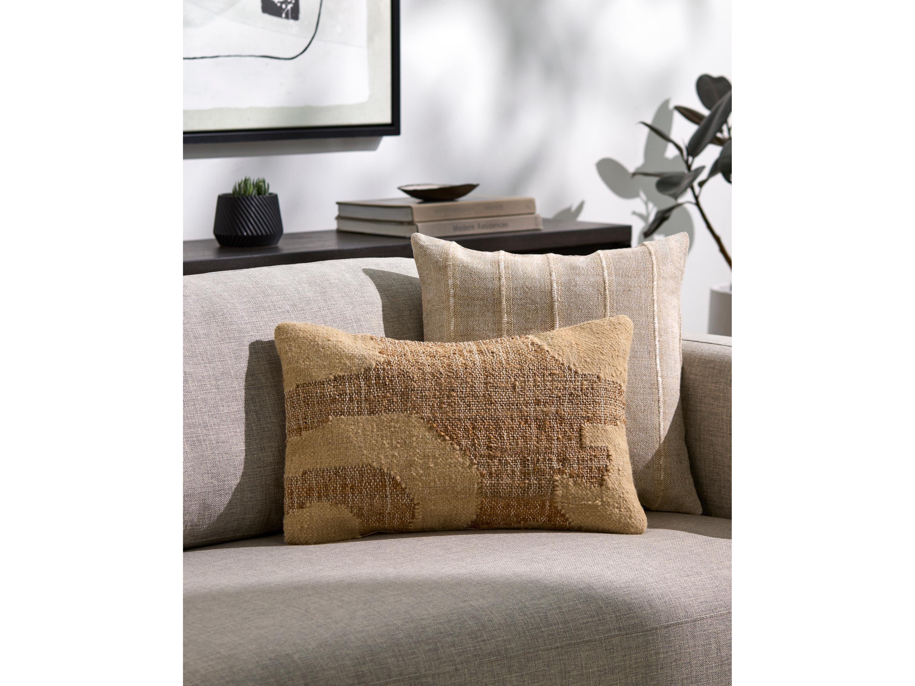 Surya Luke Beige Pillow