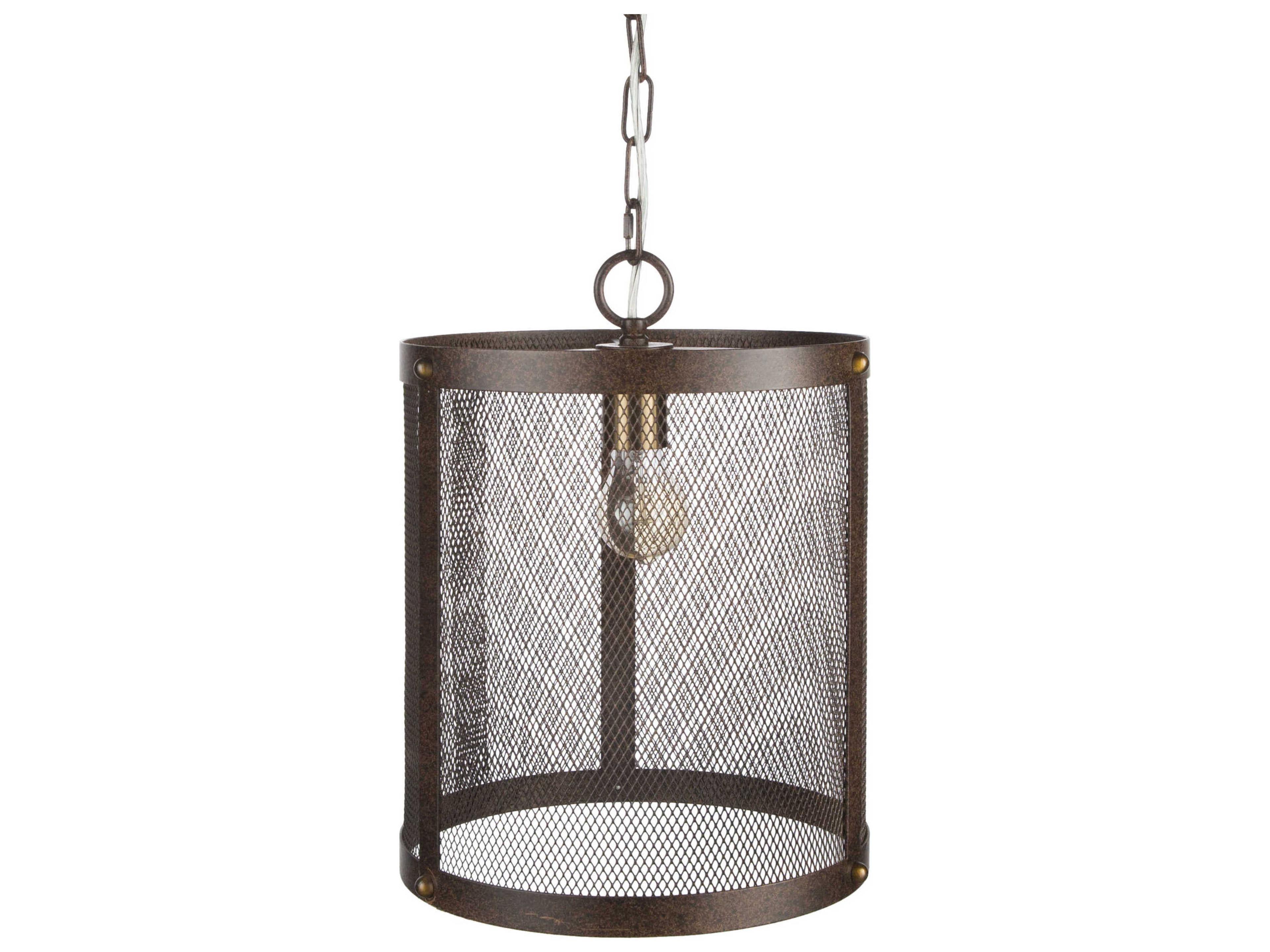 Lombard 1-Light Metallic Bronze Pendant