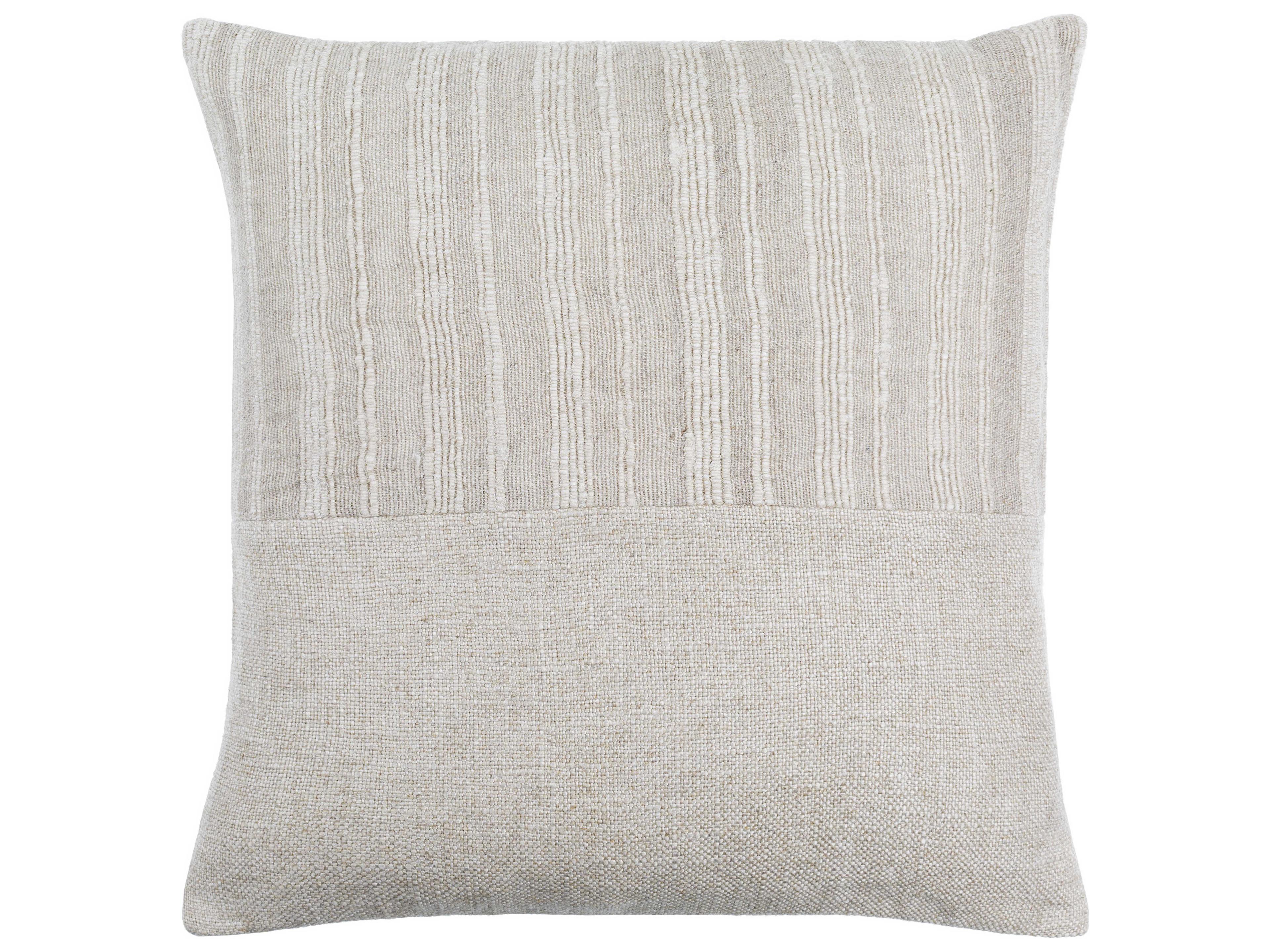 Surya Loomed Beige Pillow