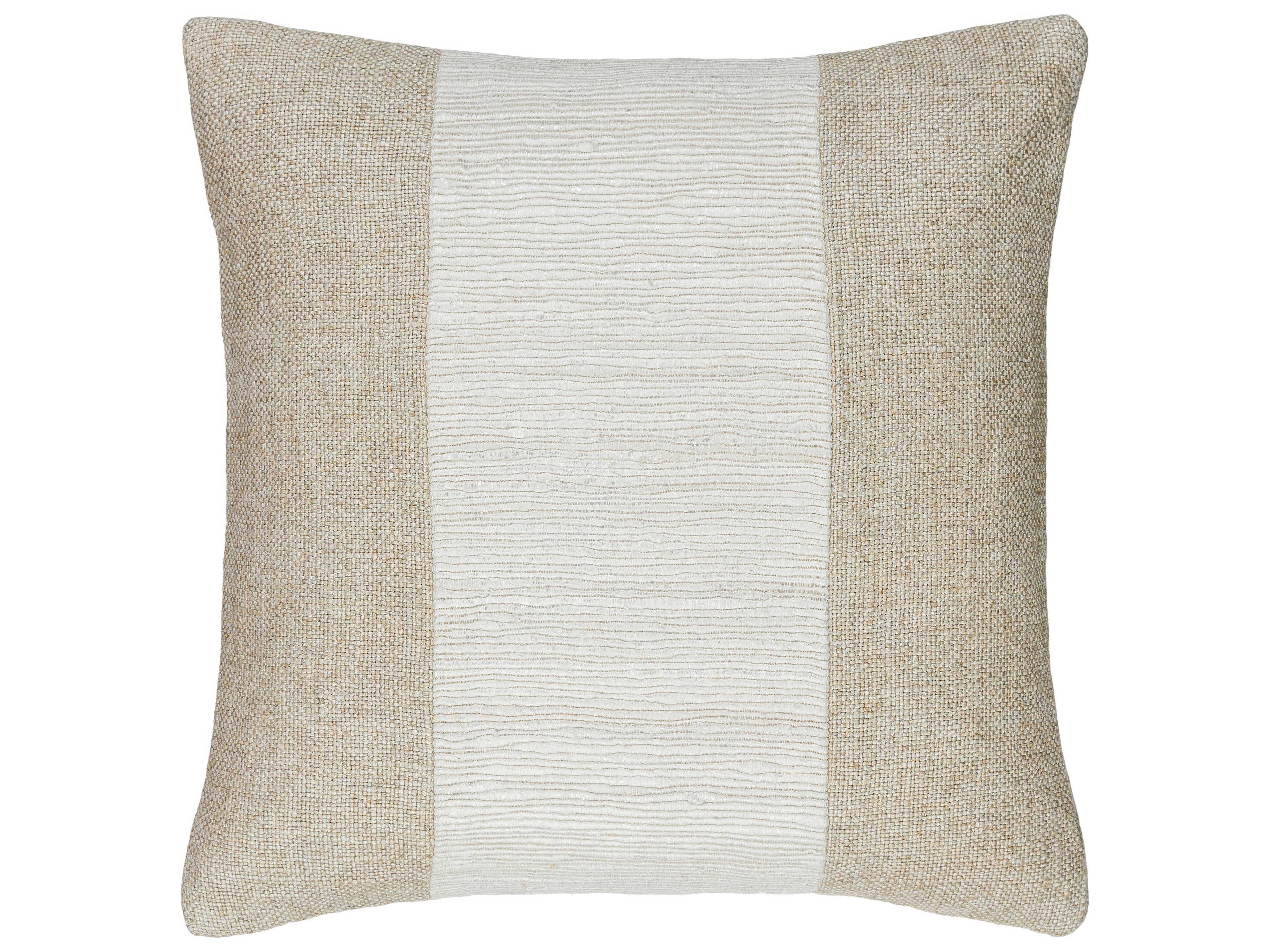 Loomed Beige Pillow