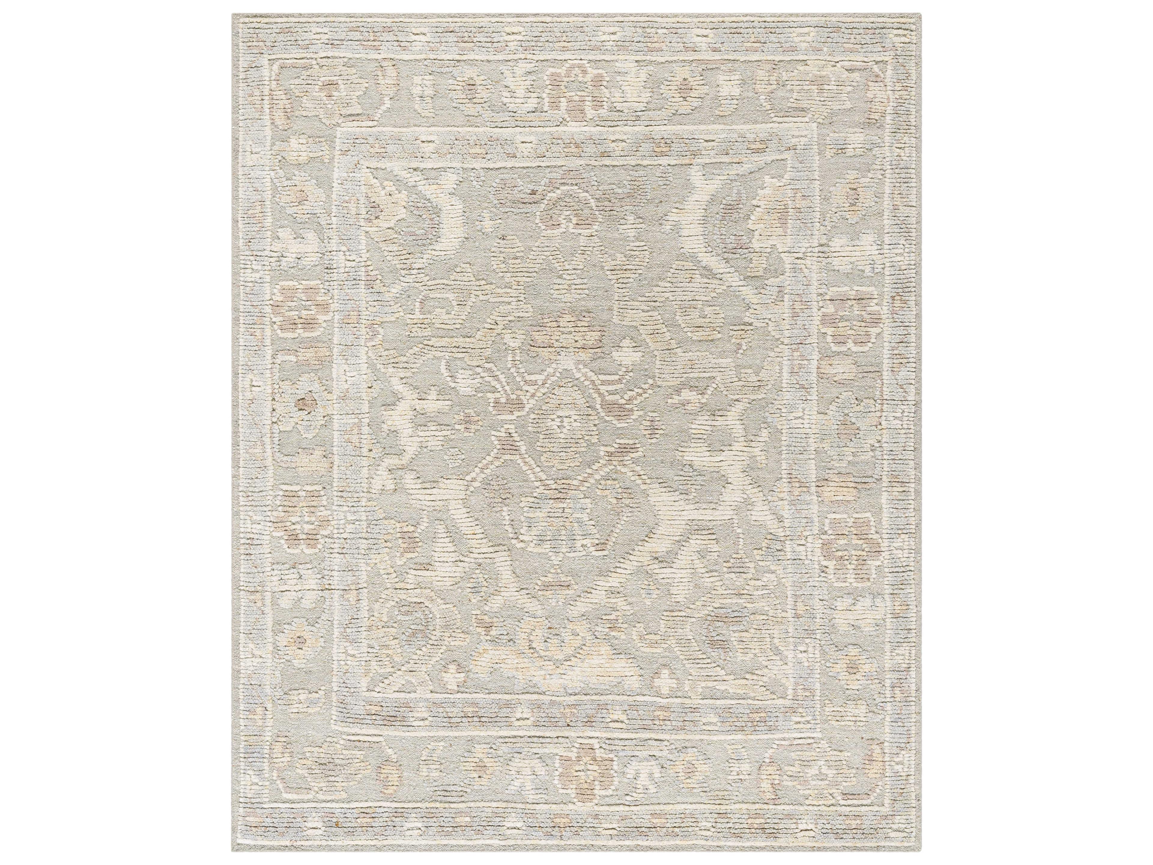 Leros Bordered Area Rug