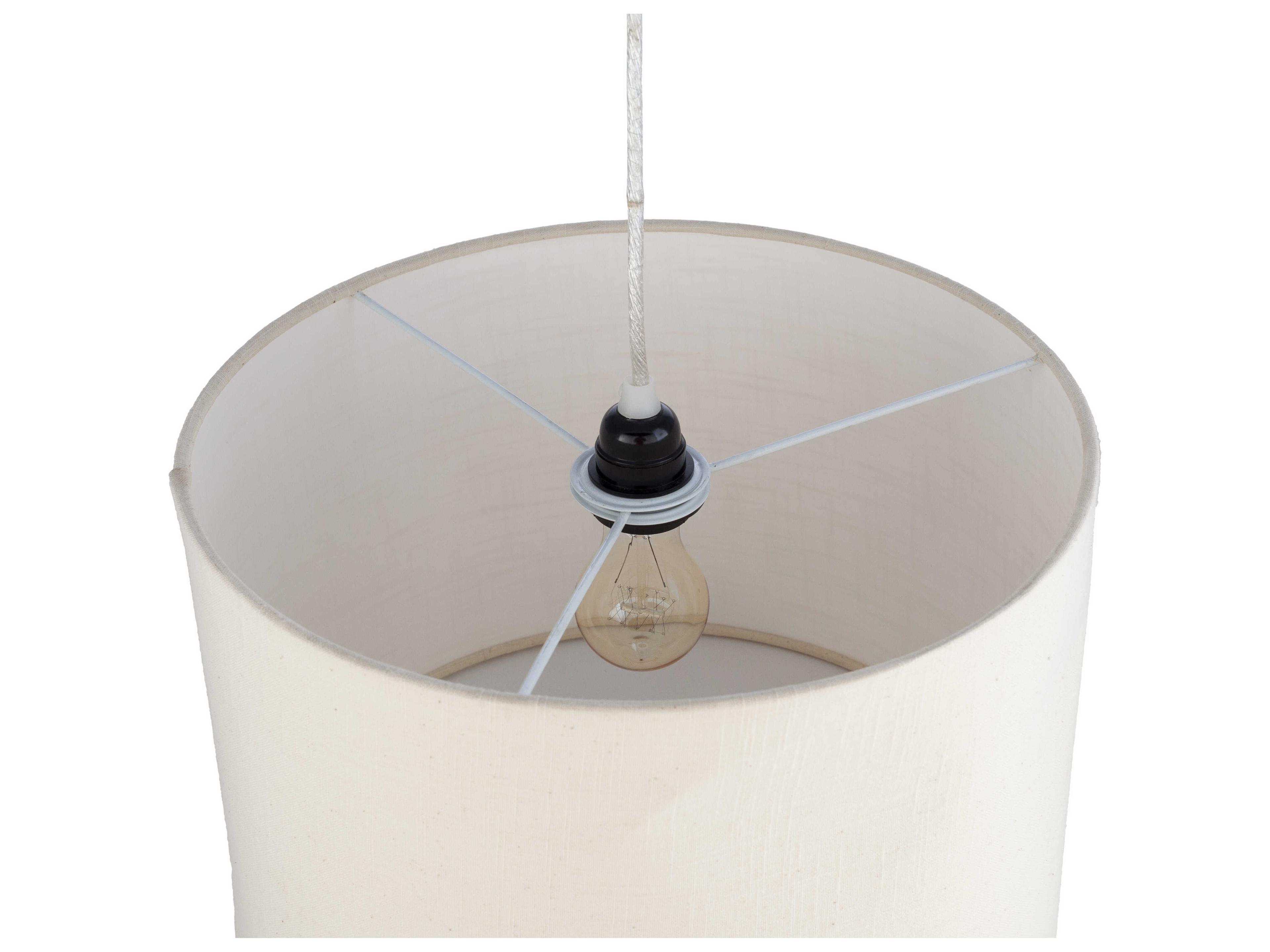 Surya Lonsdale 1-Light Cream Off White Pendant