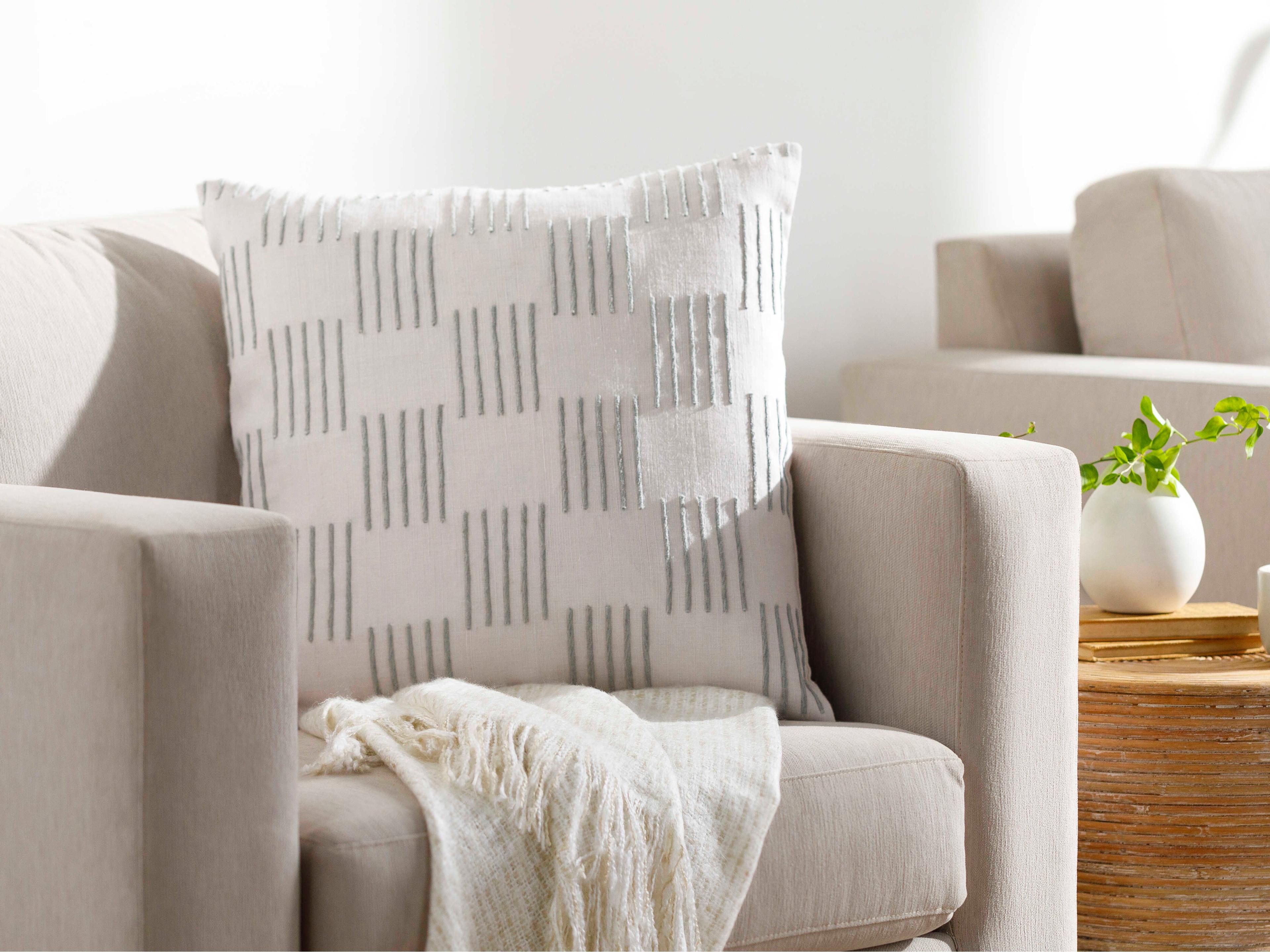 Surya Layten Ivory Pillow