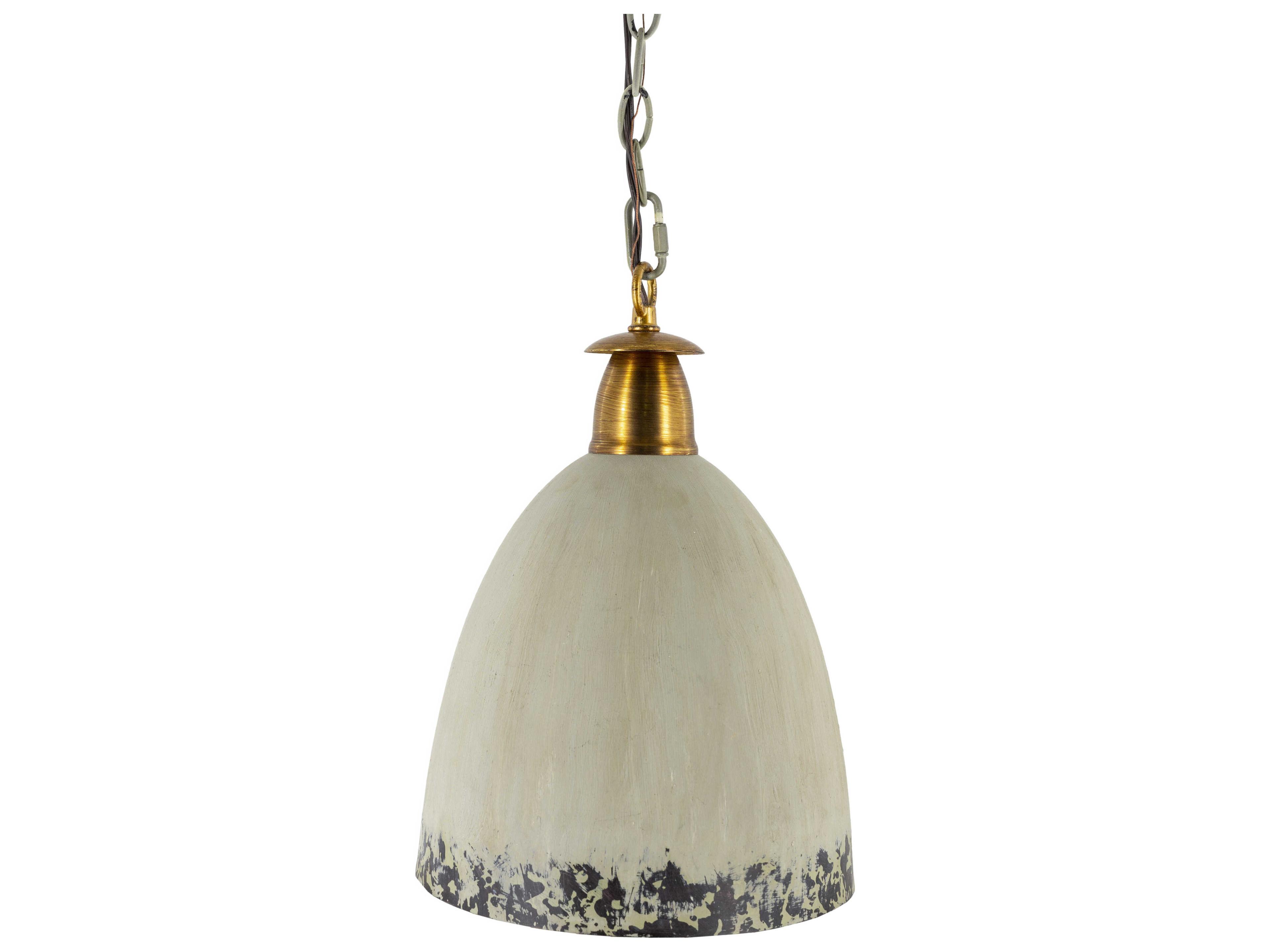 Surya Malton 1-Light Gray Mini Pendant