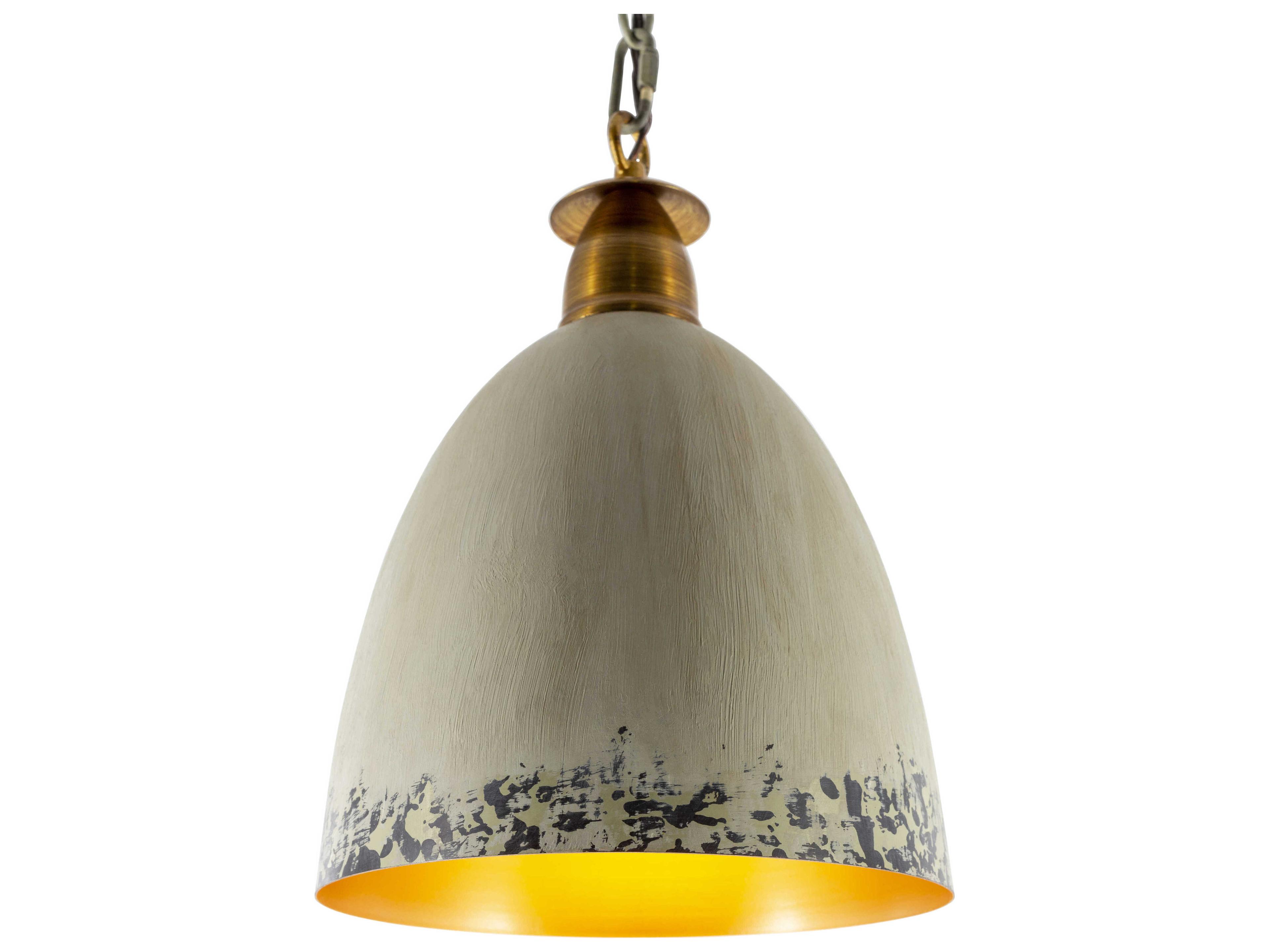 Surya Malton 1-Light Gray Mini Pendant