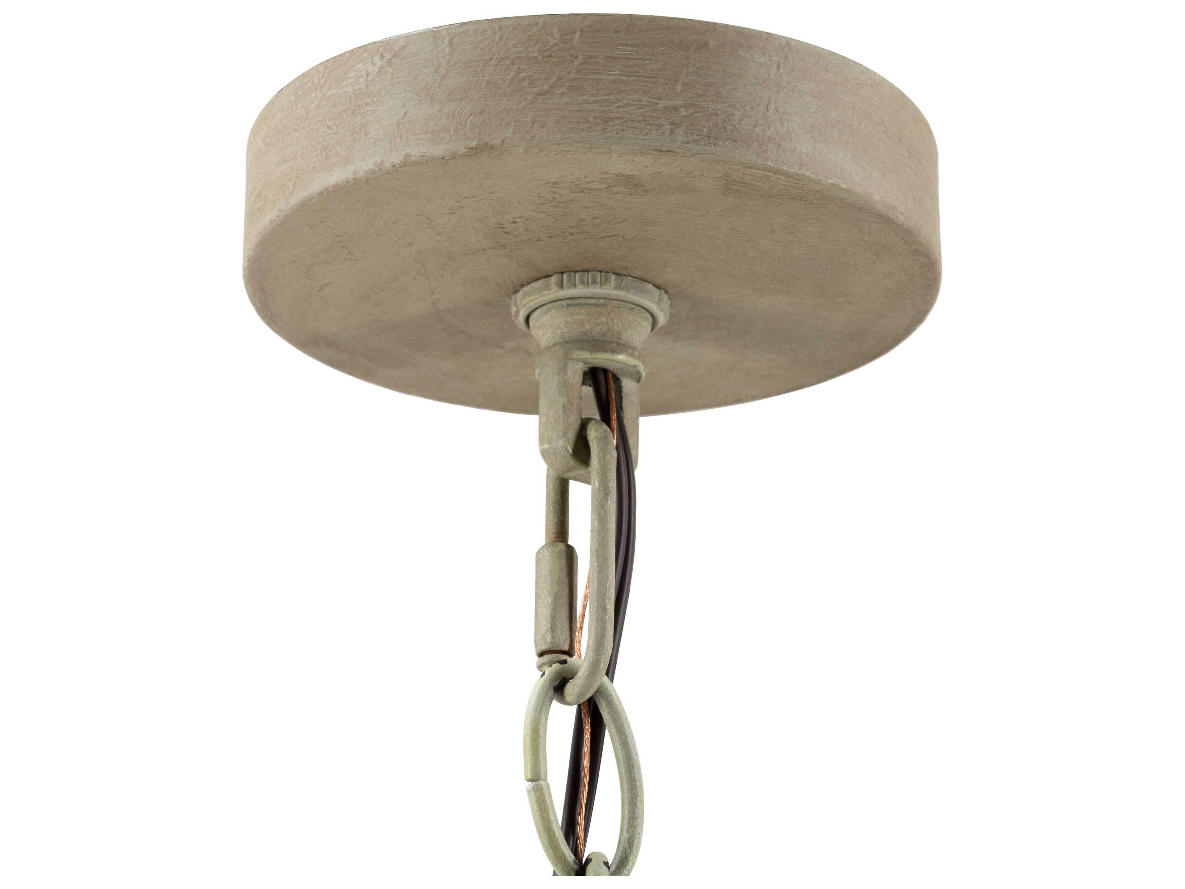 Surya Malton 1-Light Gray Mini Pendant