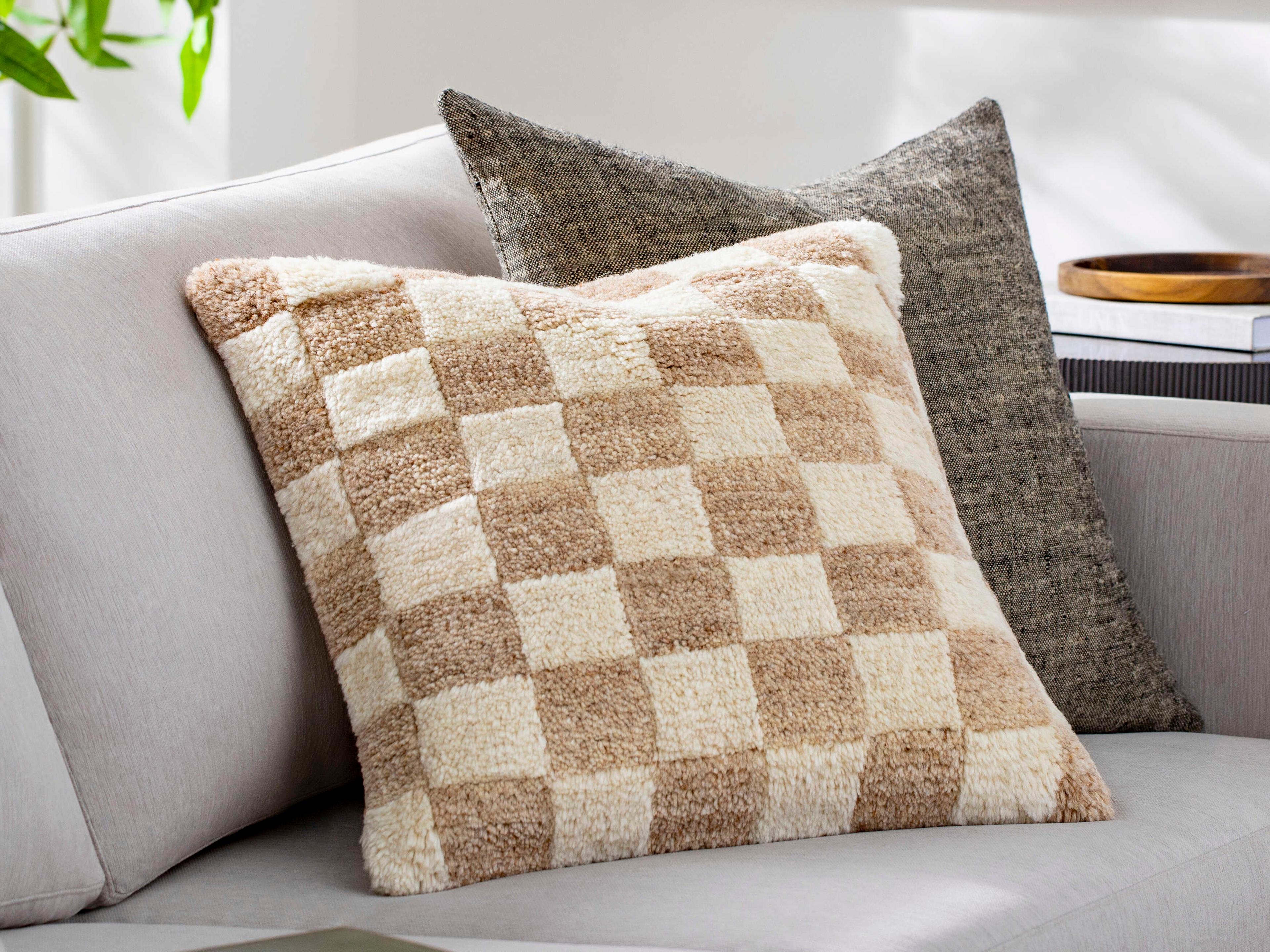 Surya Lukas Ivory Pillow