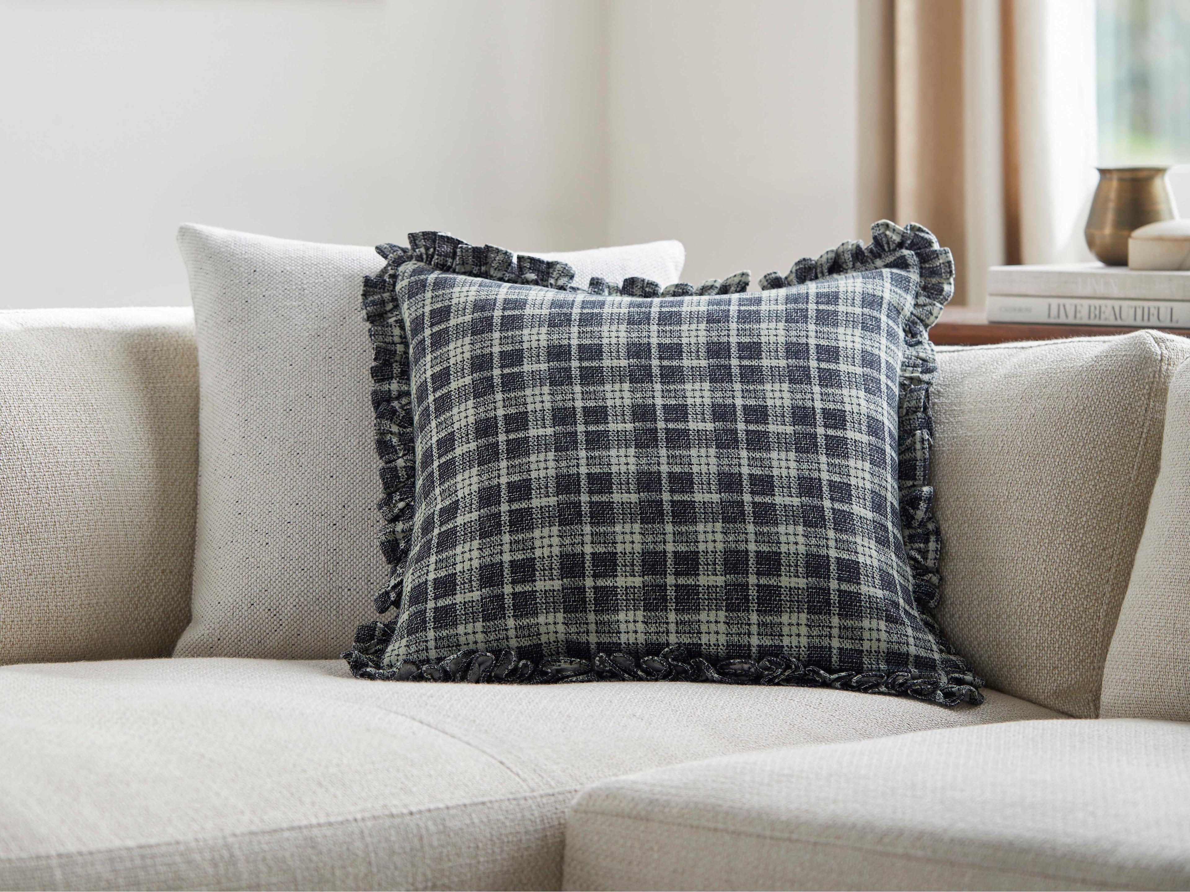 Surya Louisville Black Pillow