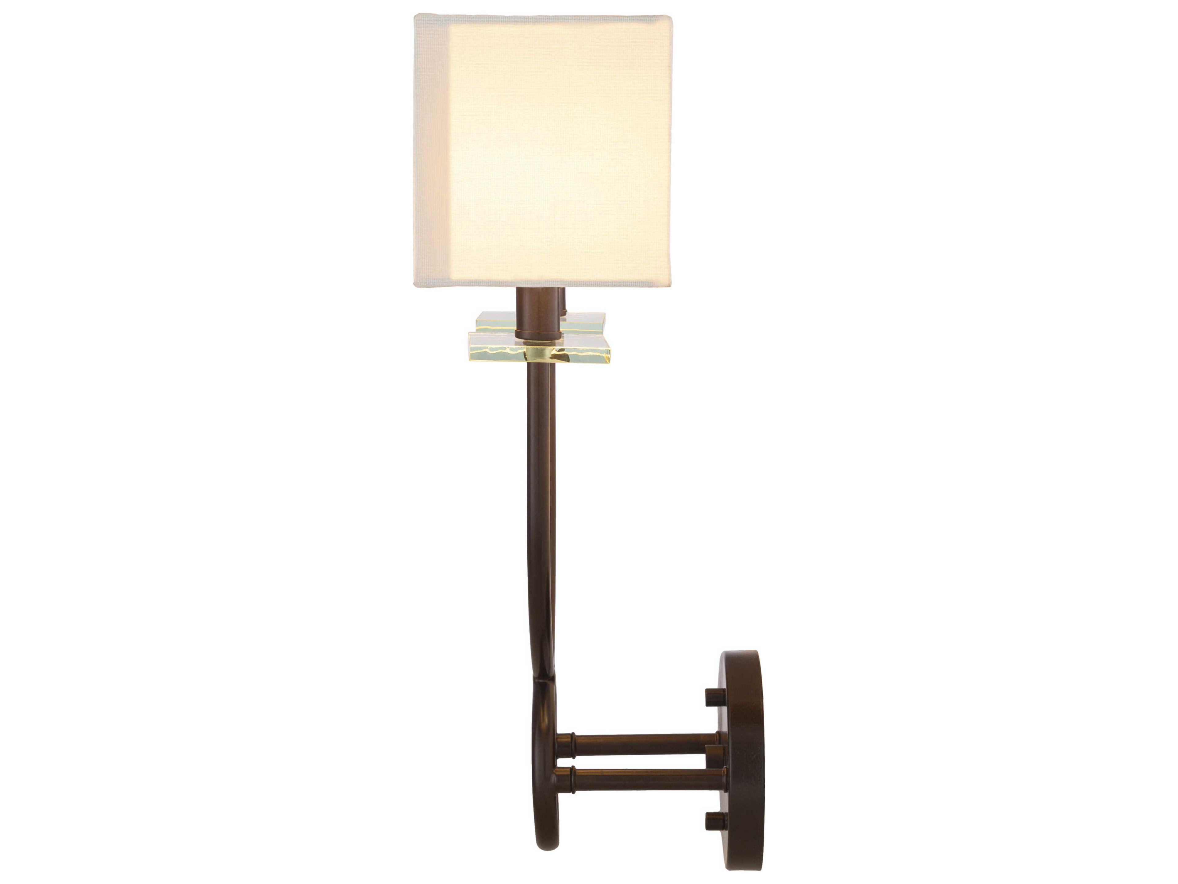 Surya Livi 2-Light Metallic Bronze Wall Sconce
