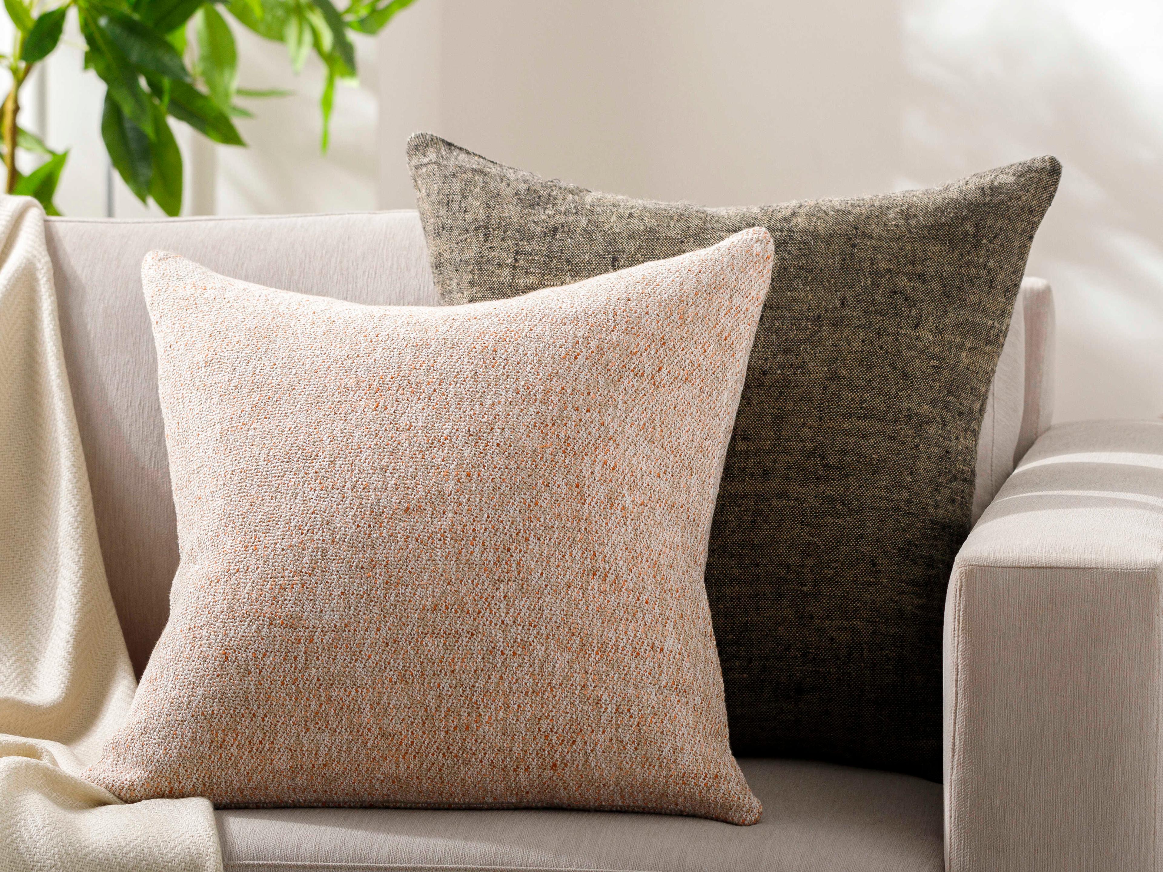 Surya Lavanya Medium Gray Pillow