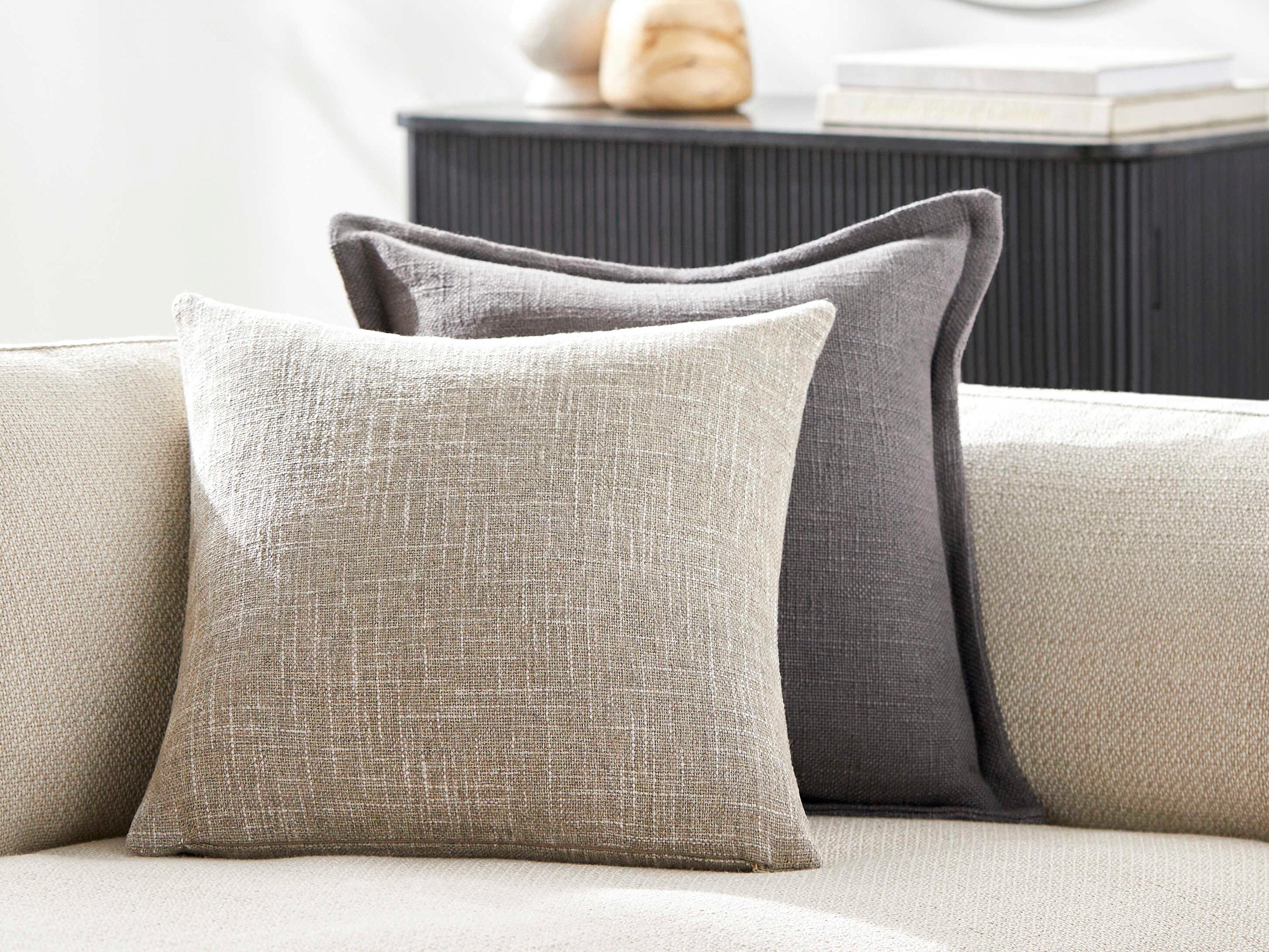 Surya Lizeth Beige Pillow