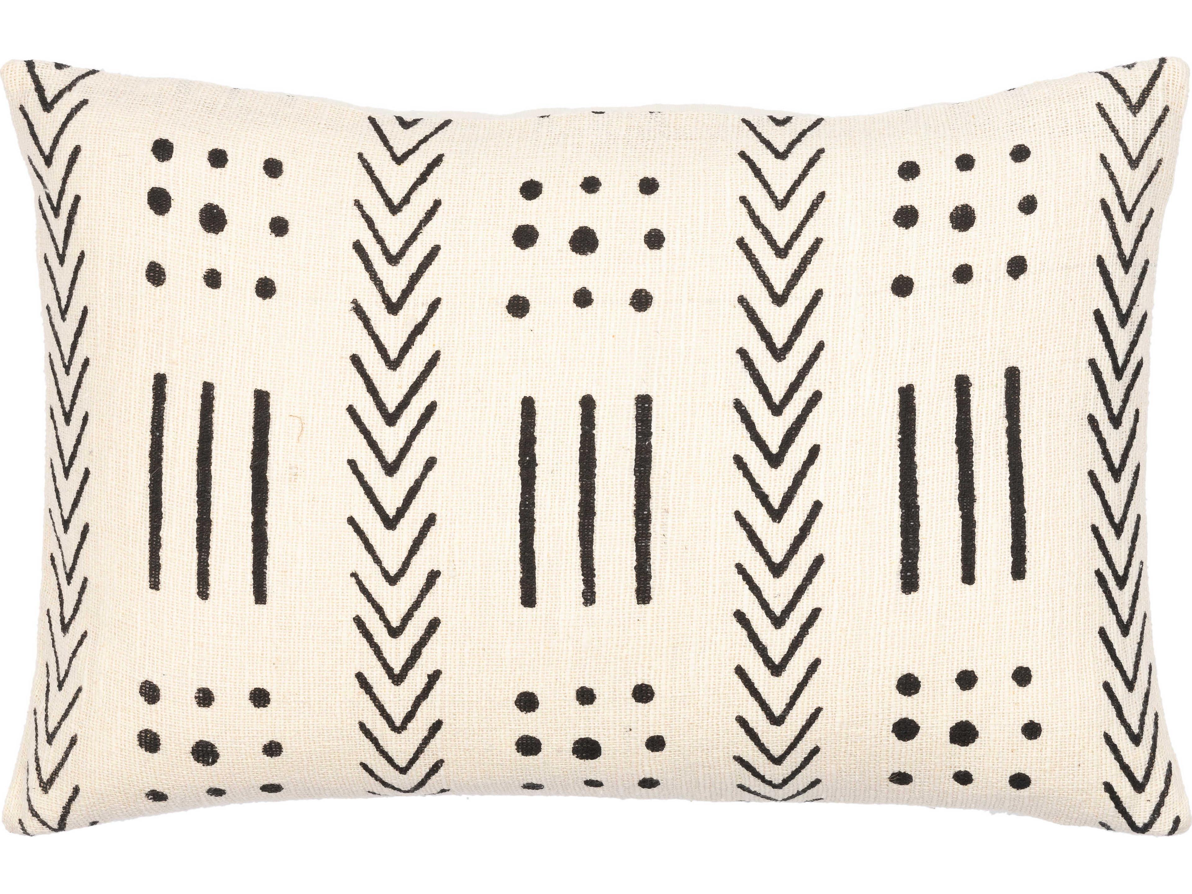 Malian Cream / Black Pillow