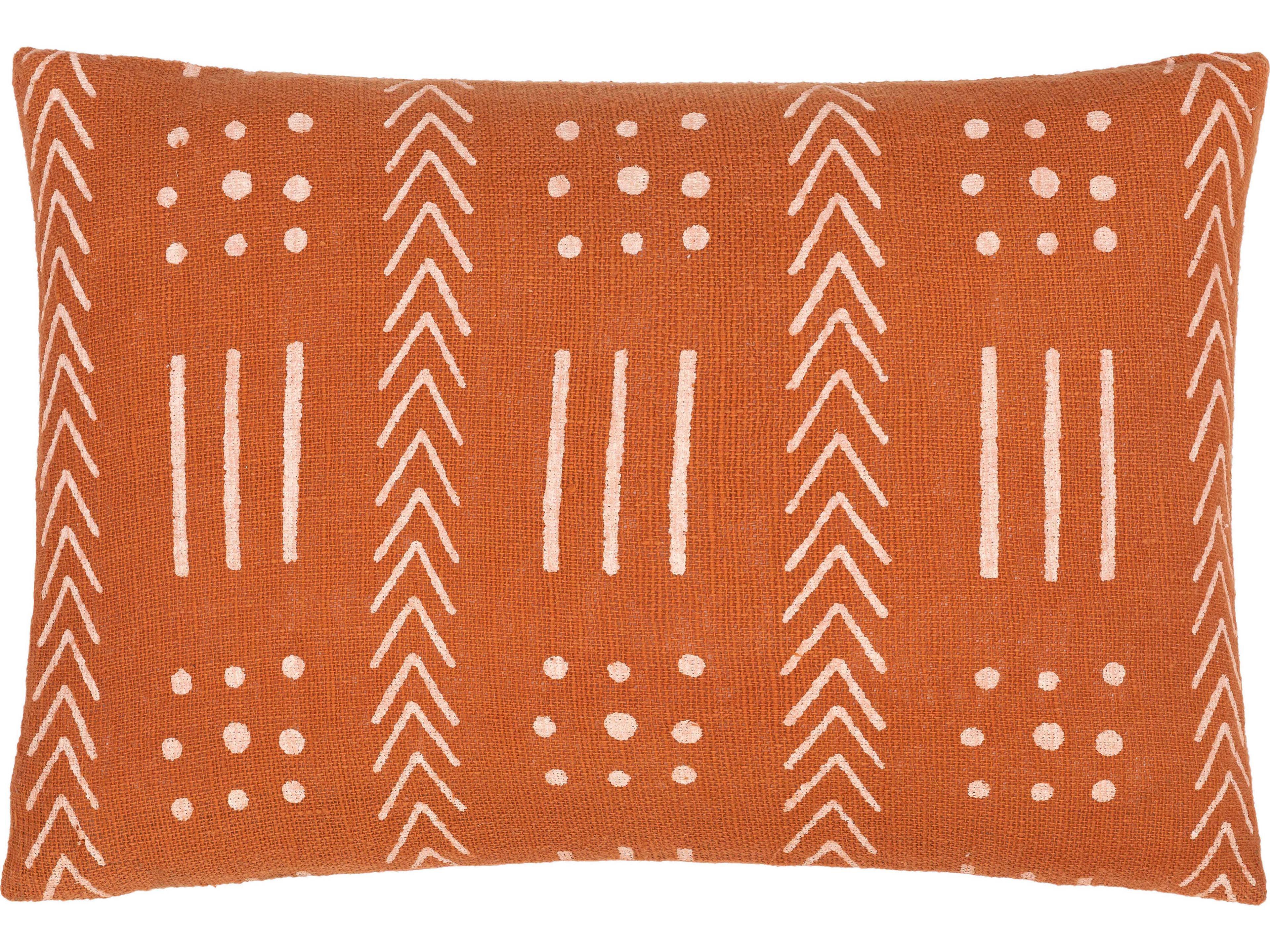 Malian Brick Red / Dusty Pink Pillow