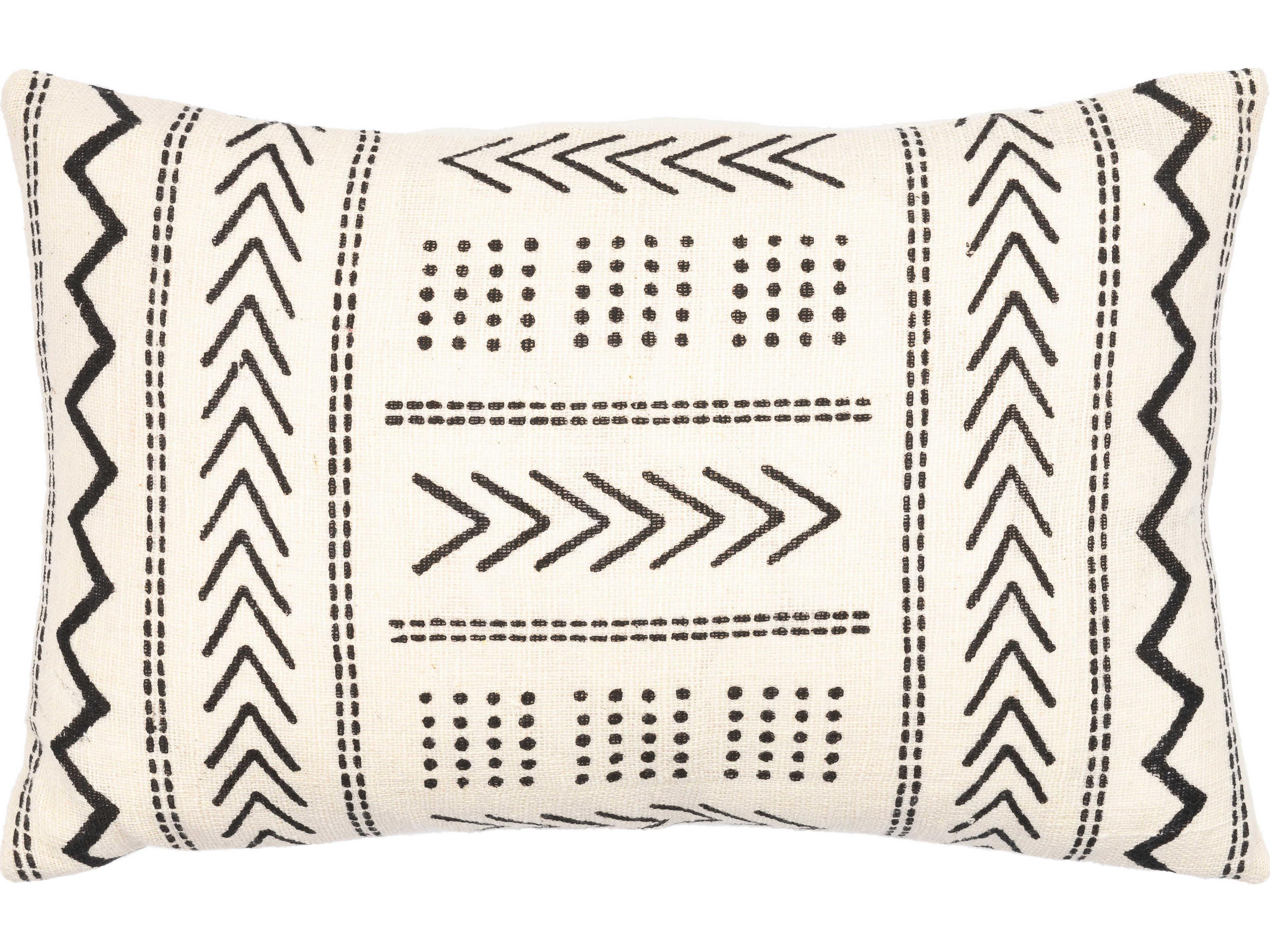 Malian Cream / Black Pillow