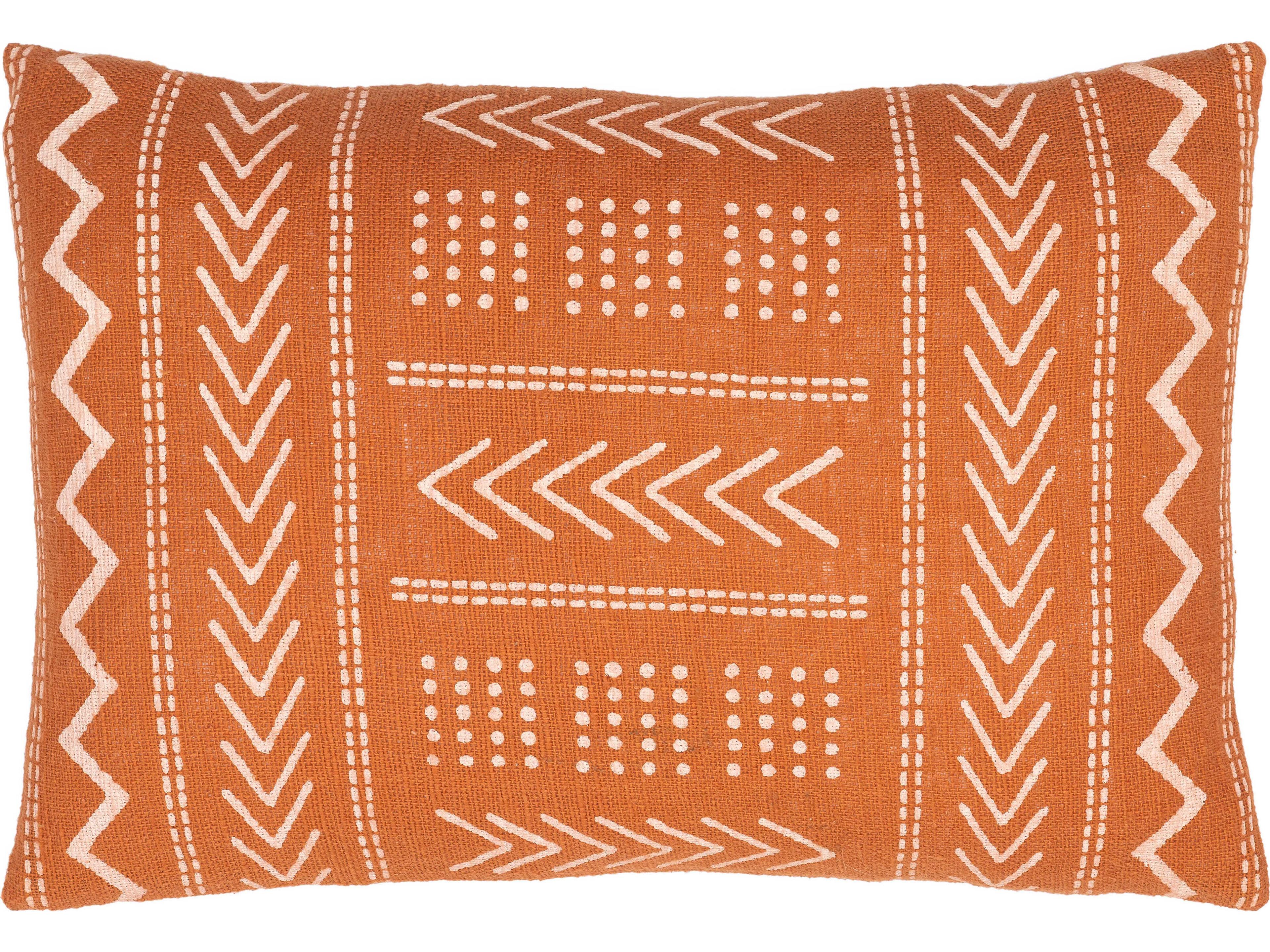 Malian Brick Red / Dusty Pink Pillow