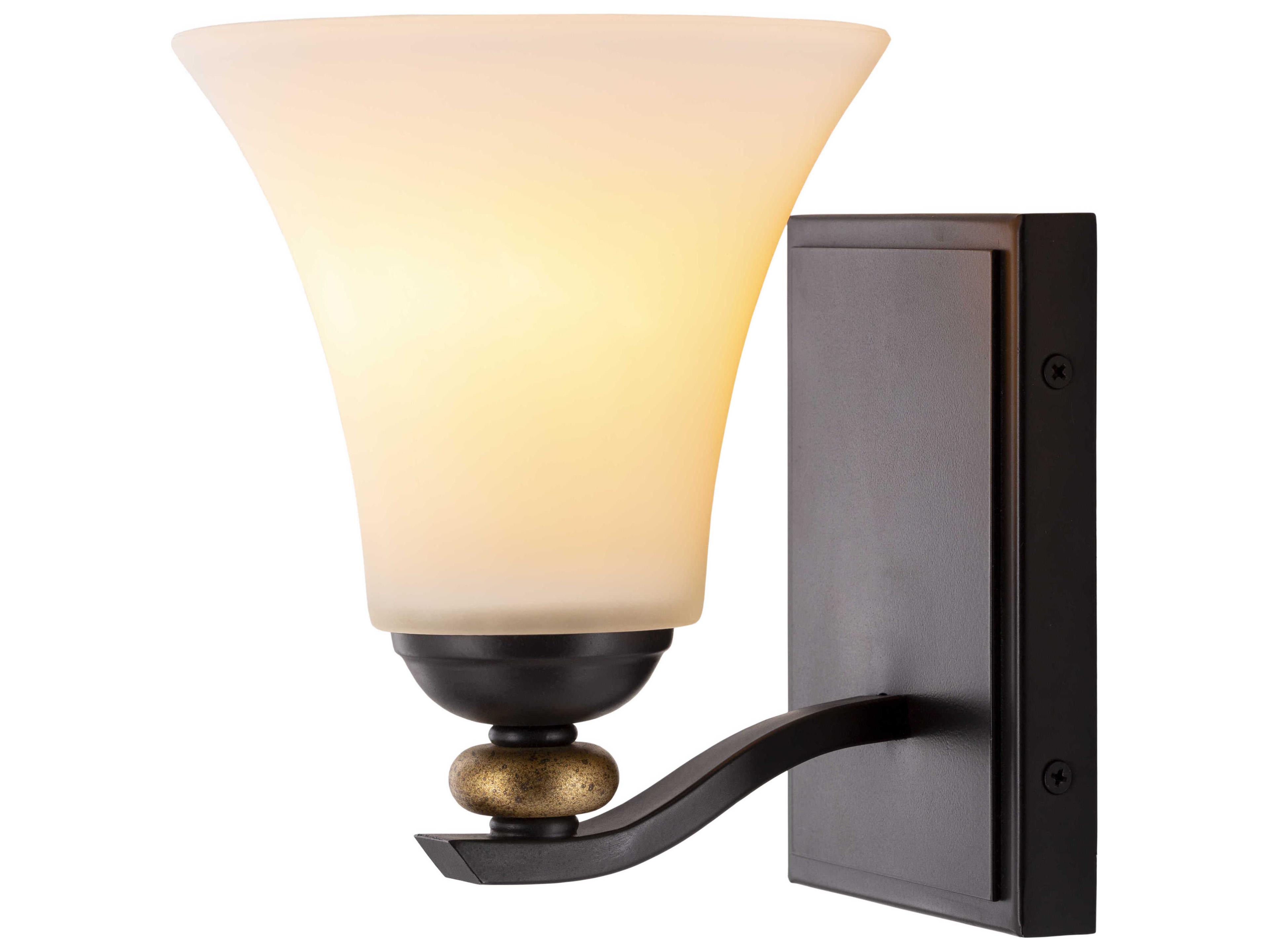 Maddux 1-Light Black Wall Sconce