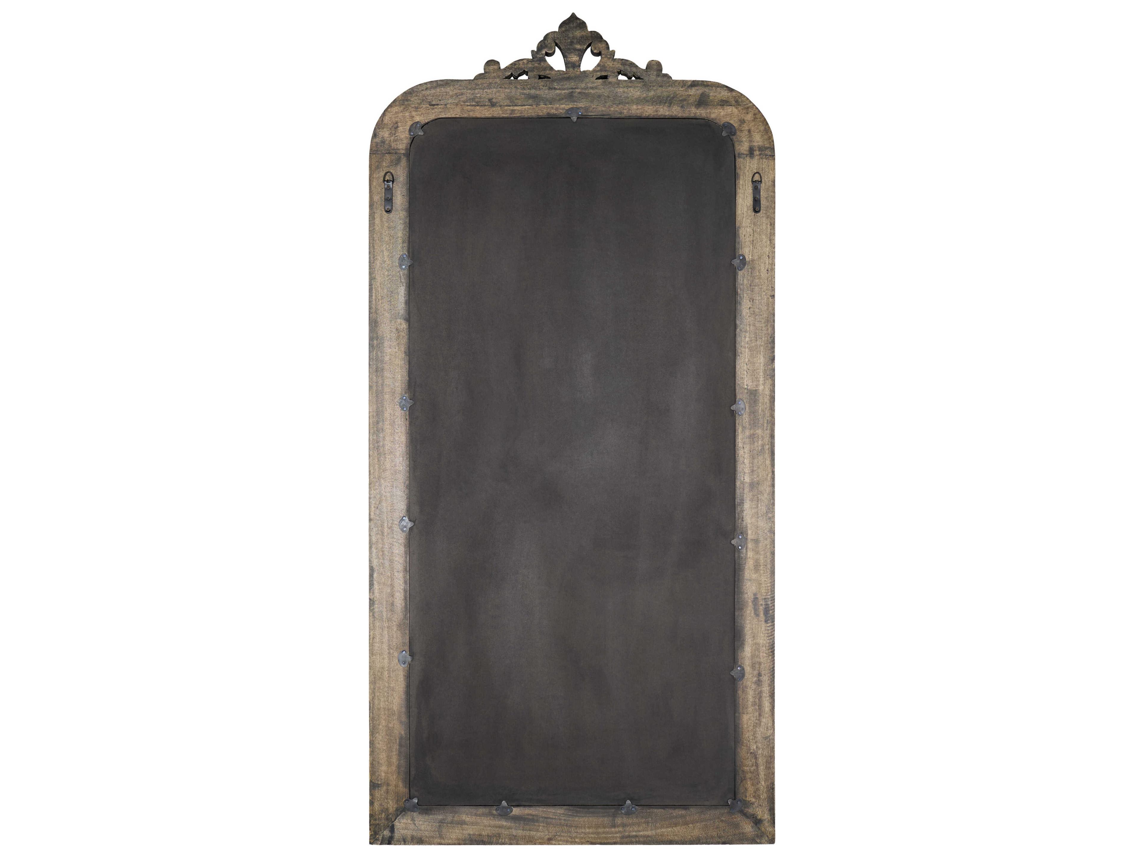 Surya Maysoon Dark Brown Floor Mirror