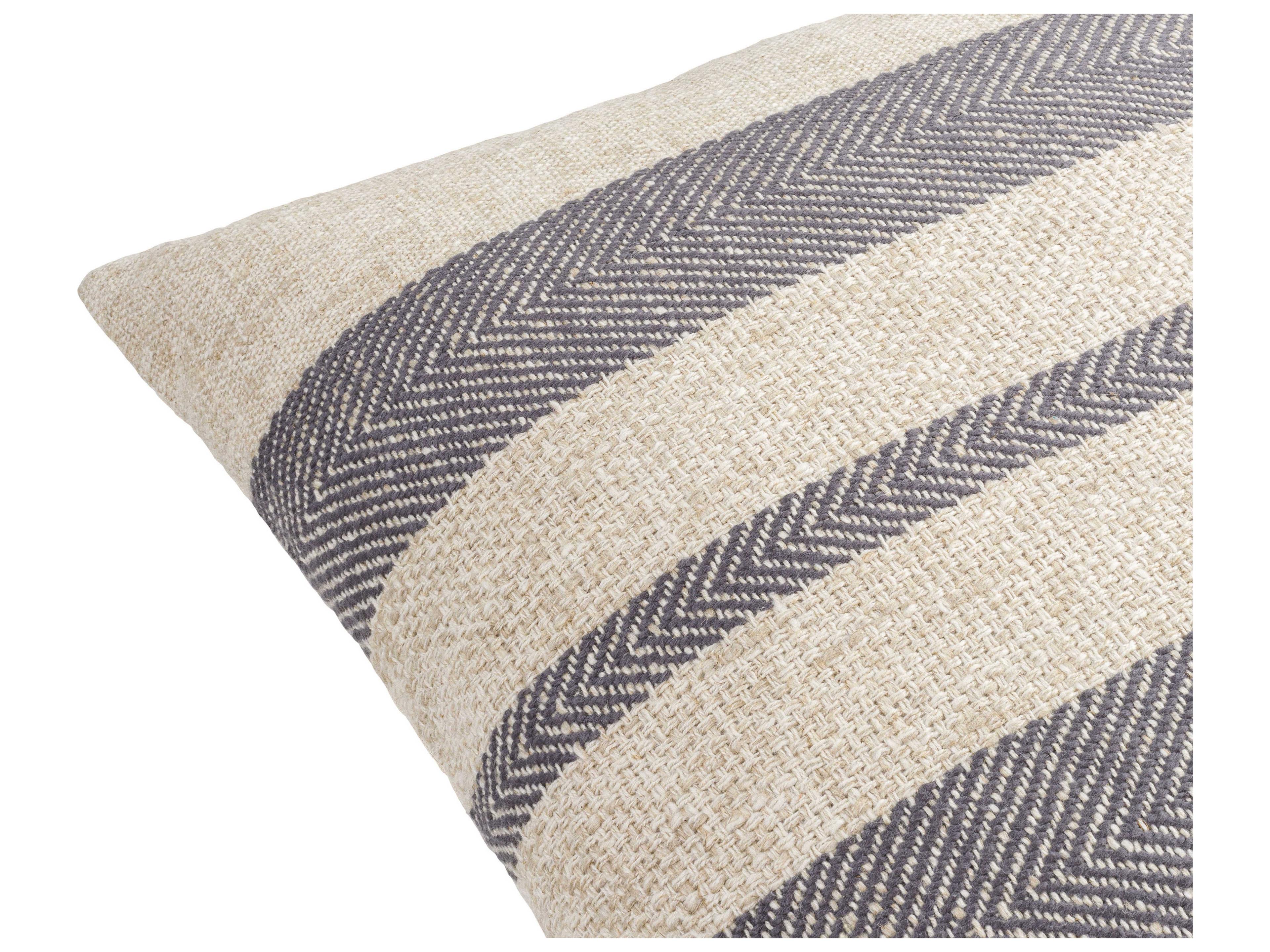 Surya Mobley Charcoal Pillow