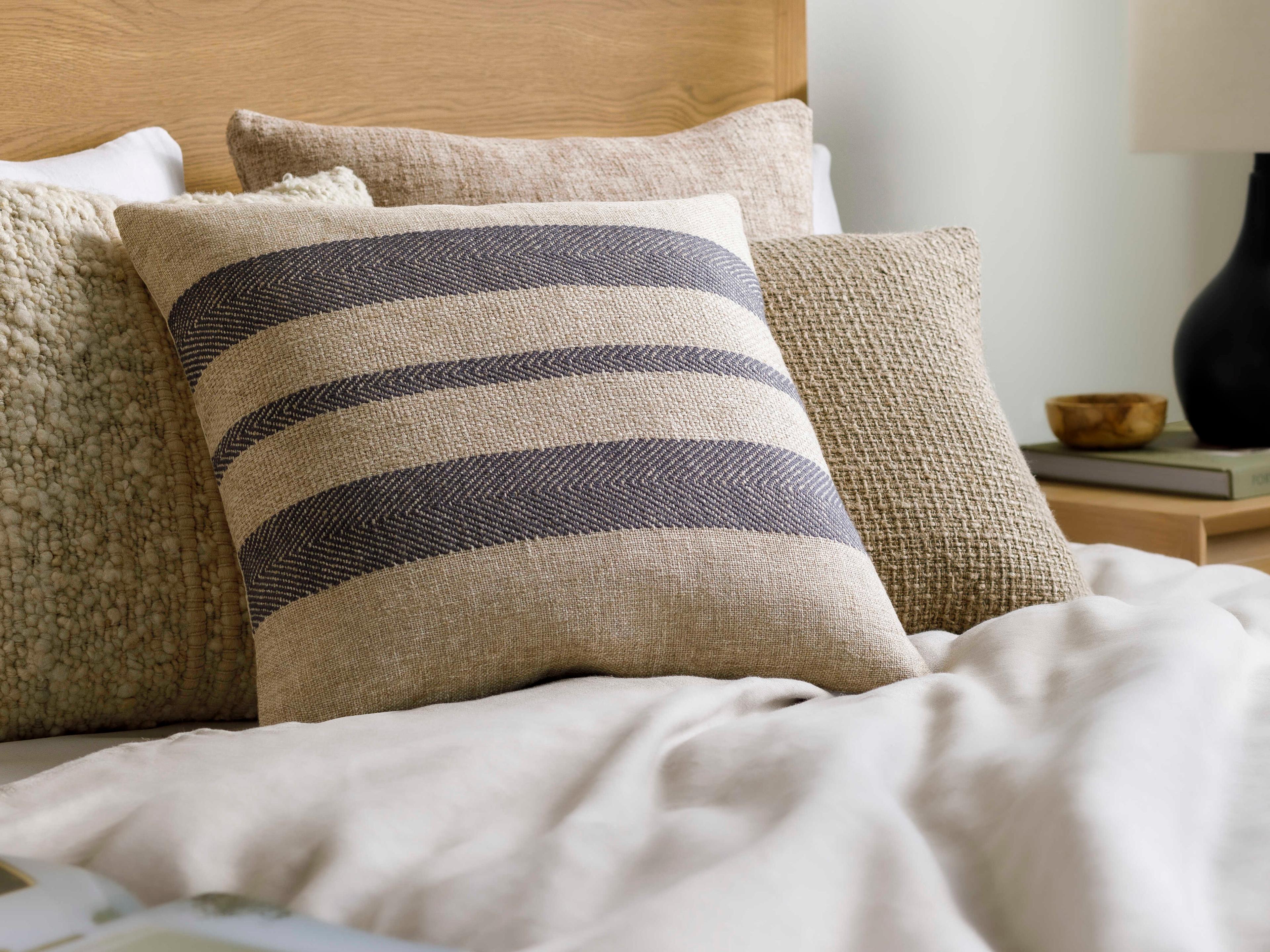 Surya Mobley Charcoal Pillow