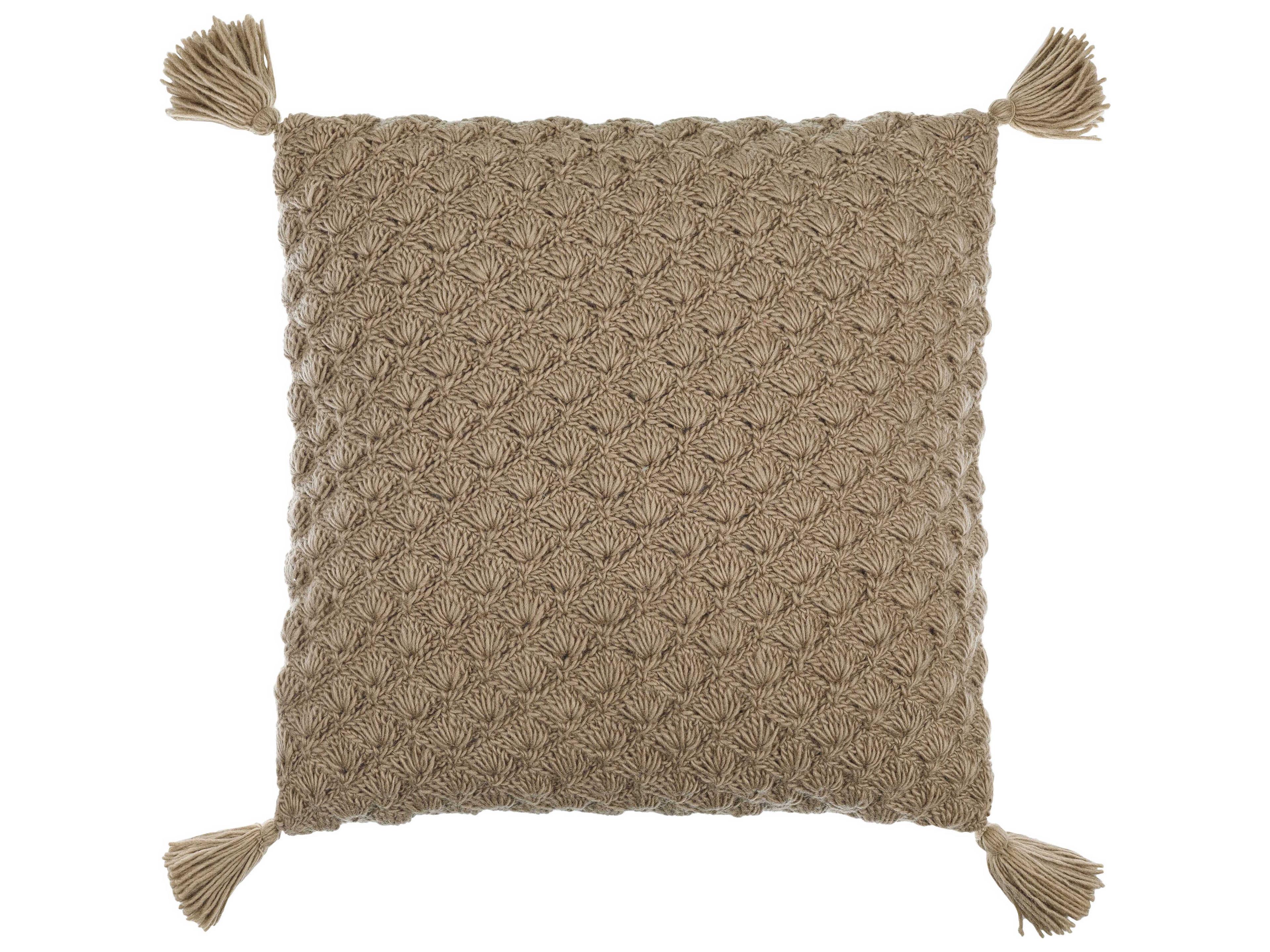 Makrome Brown Pillow