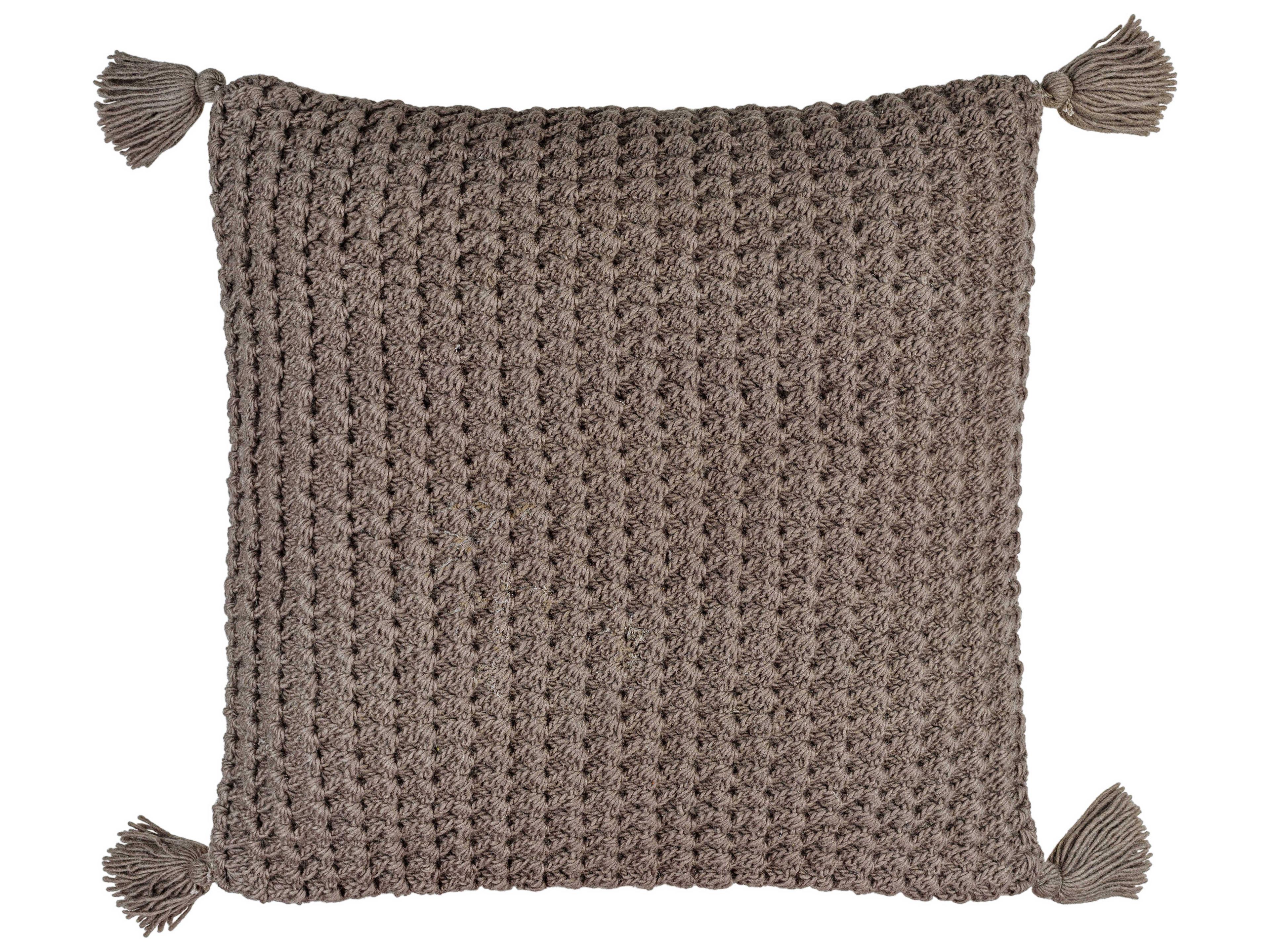 Makrome Brown Pillow