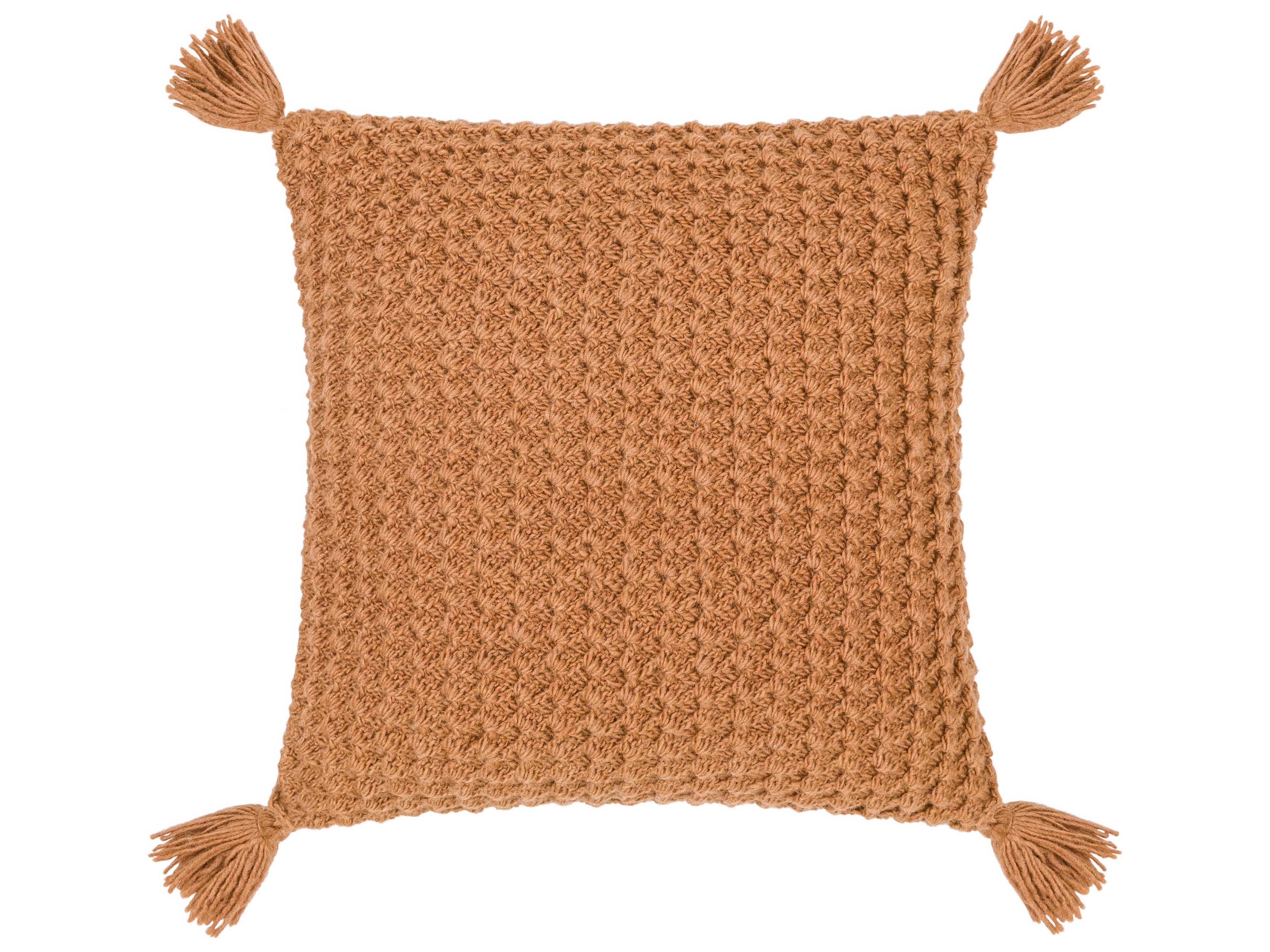 Makrome Burnt Orange Pillow