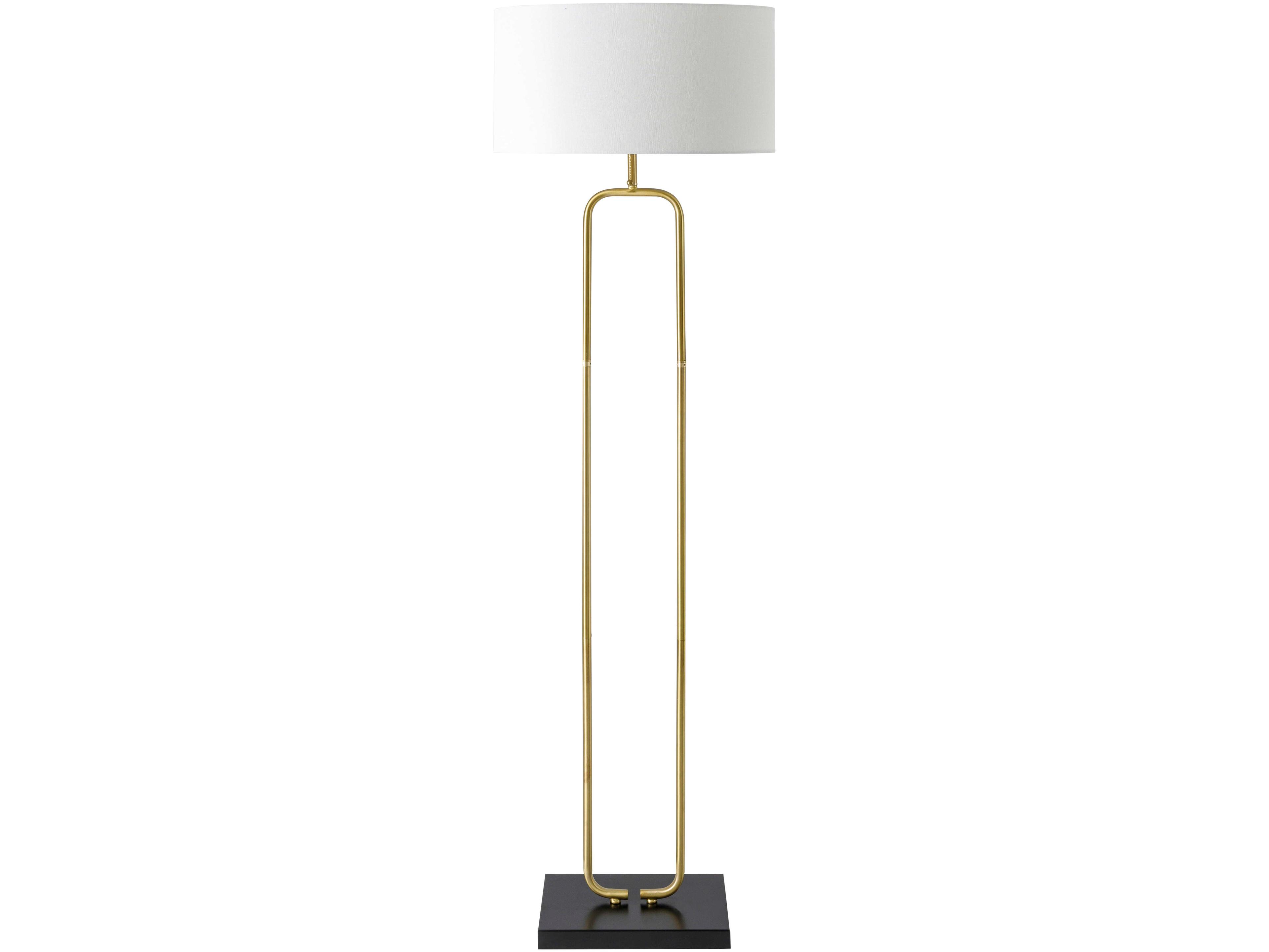 Molto Metallic Brass Floor Lamp