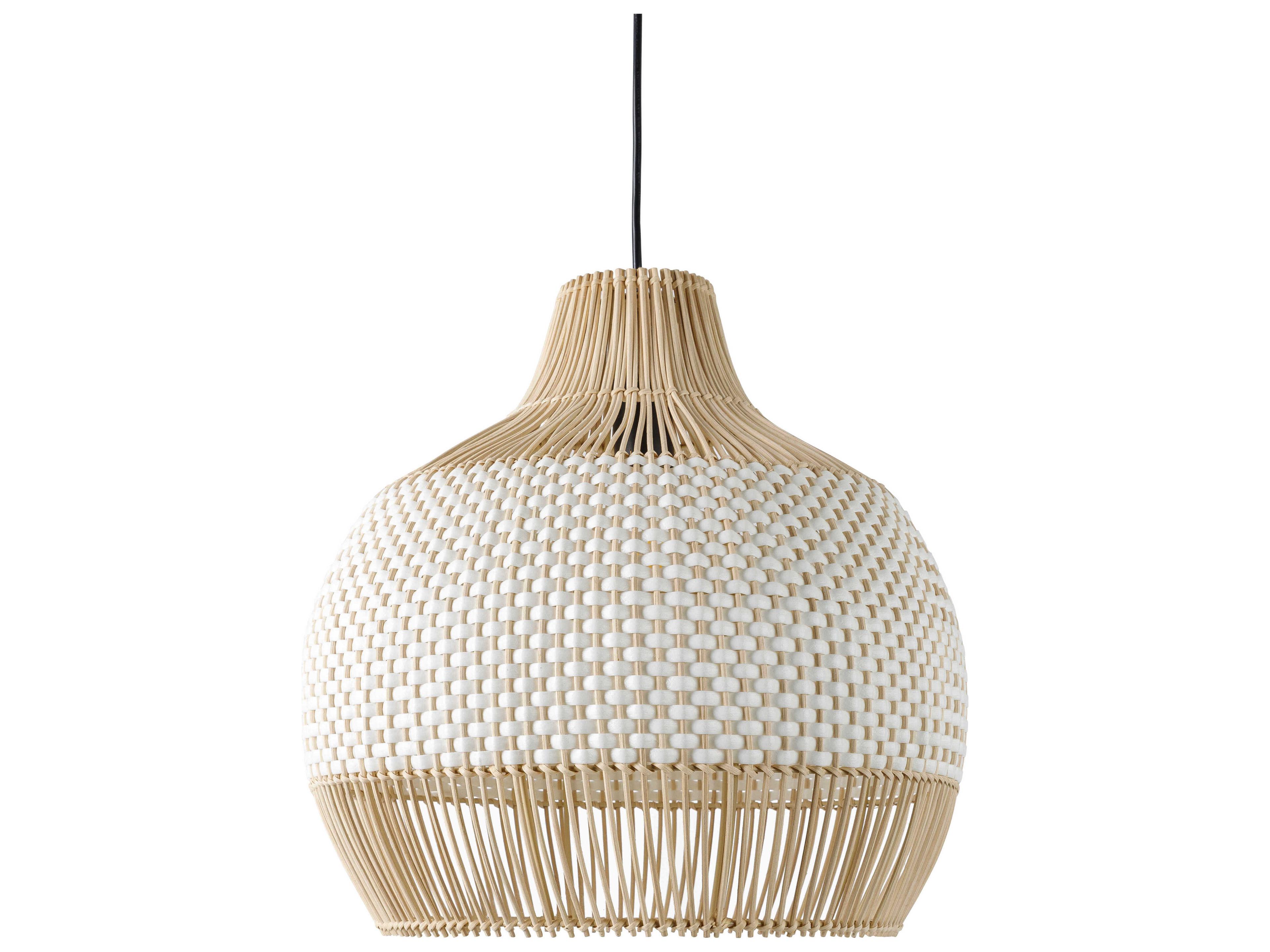 Mesmerize 1-Light Black White Pendant