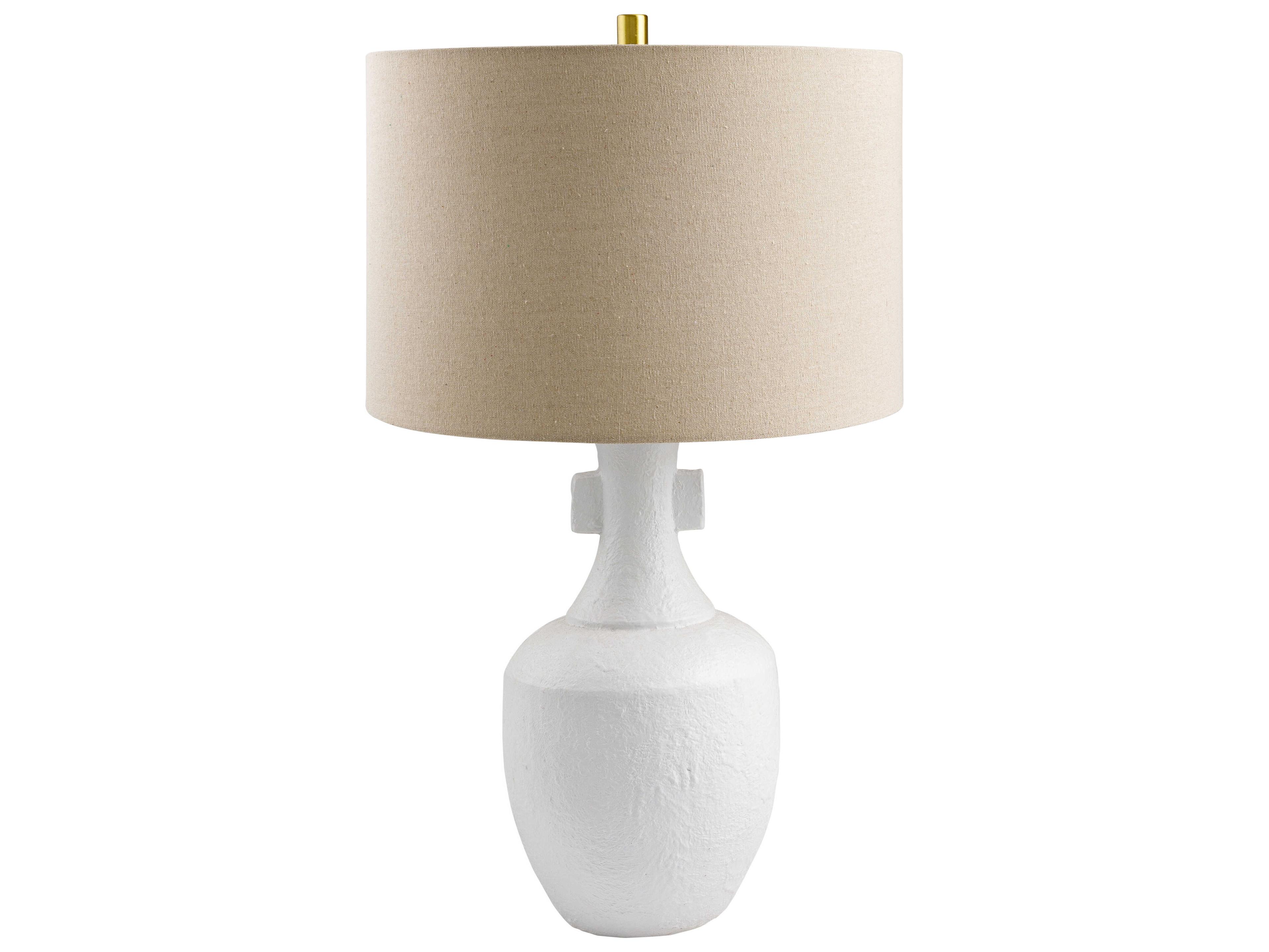 Mauna White Buffet Lamp