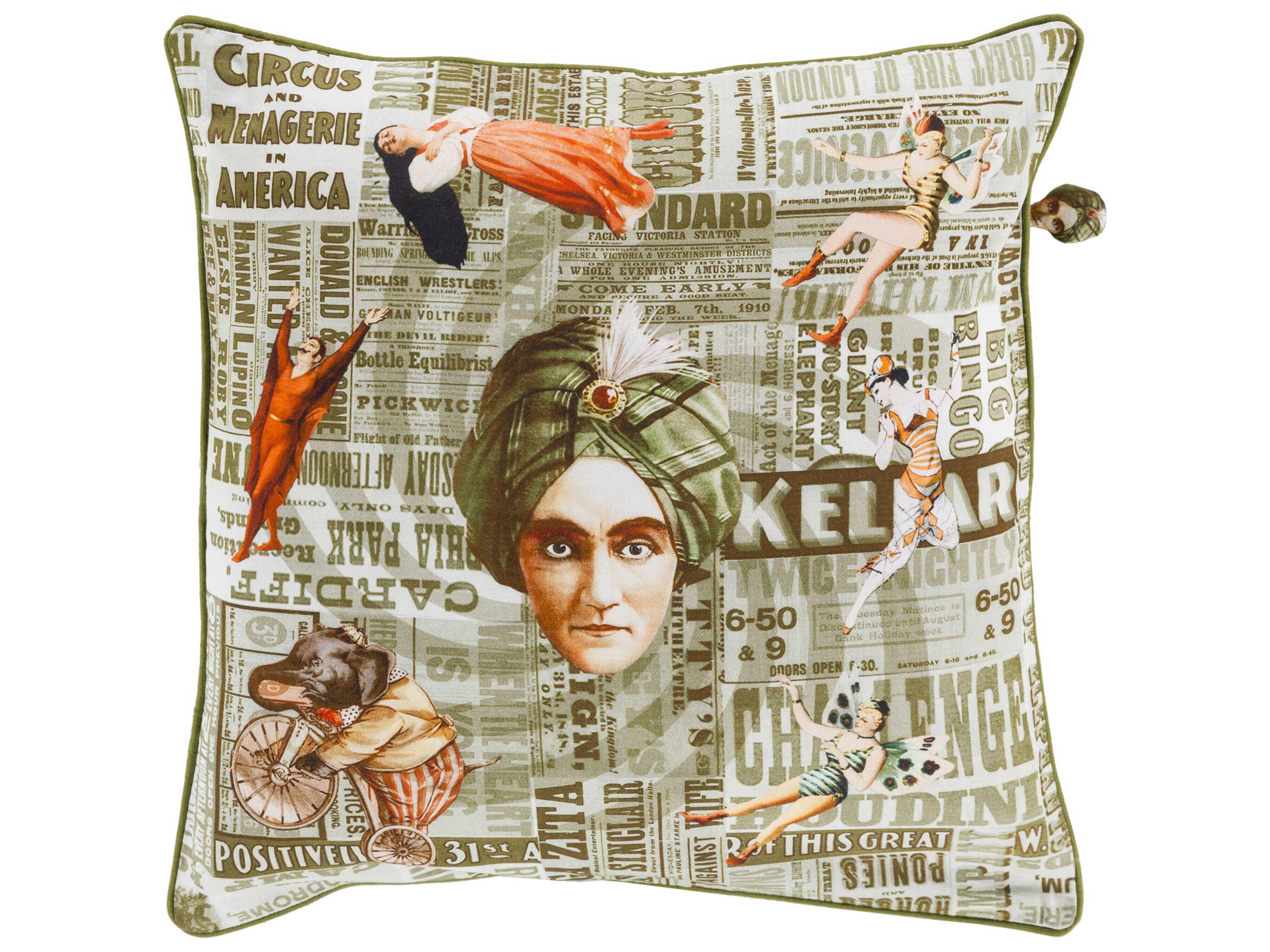 Mind Games Green Pillow