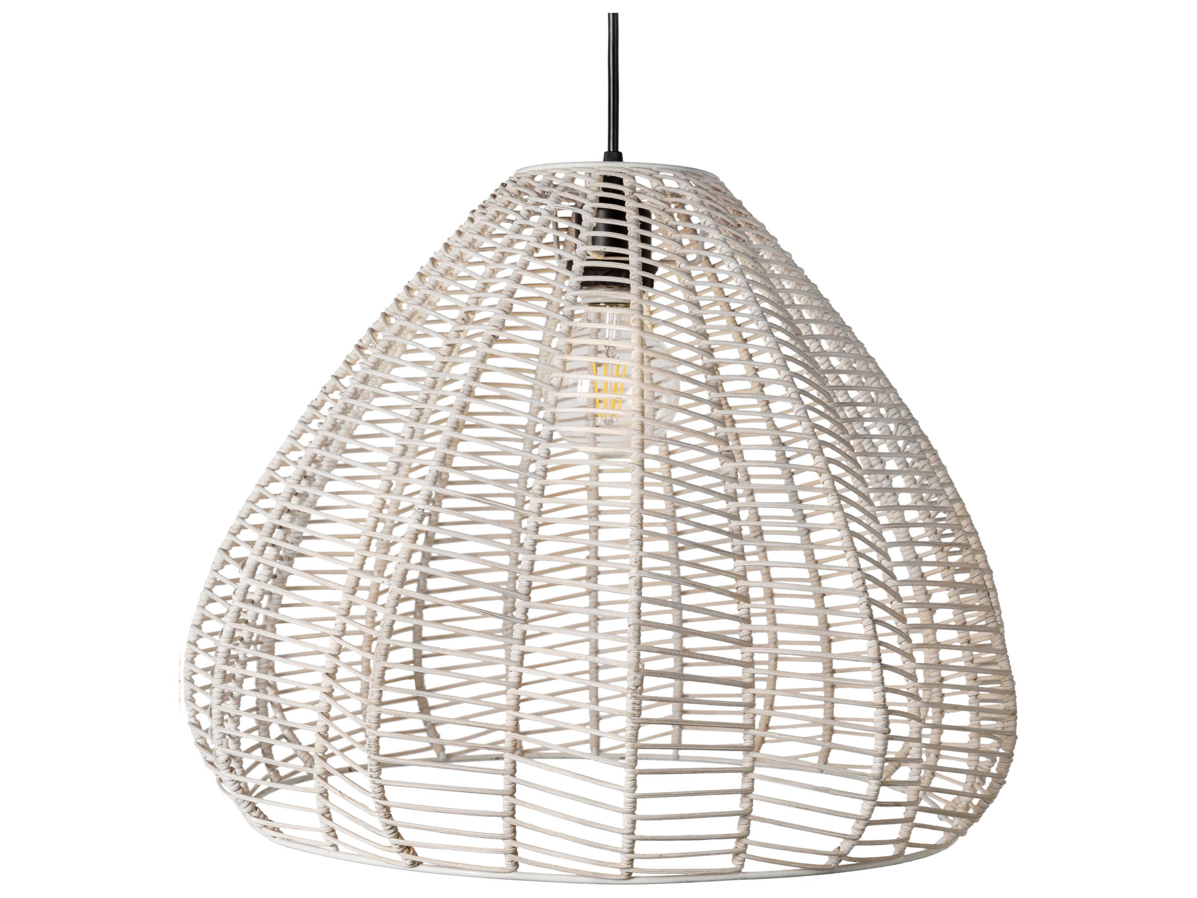 Mosella 1-Light White Pendant