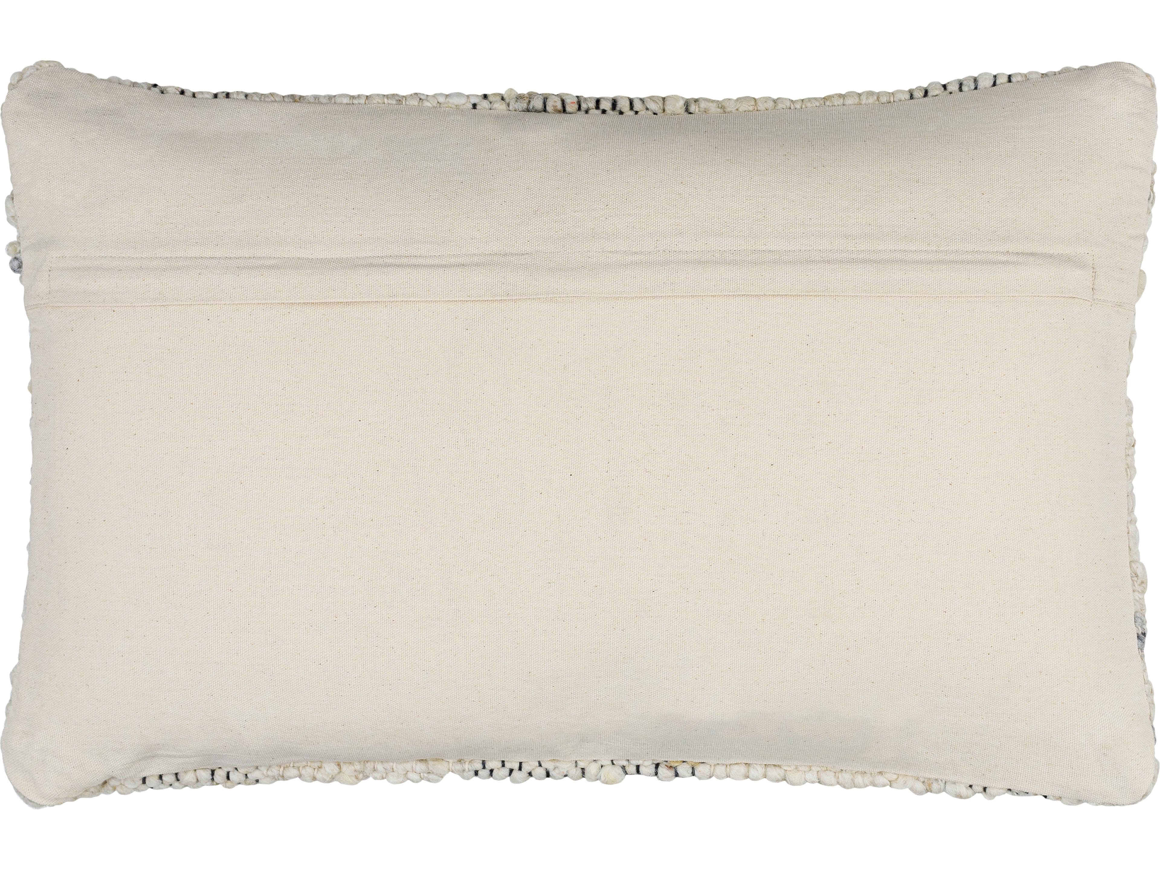 Surya Monospace Ivory Pillow